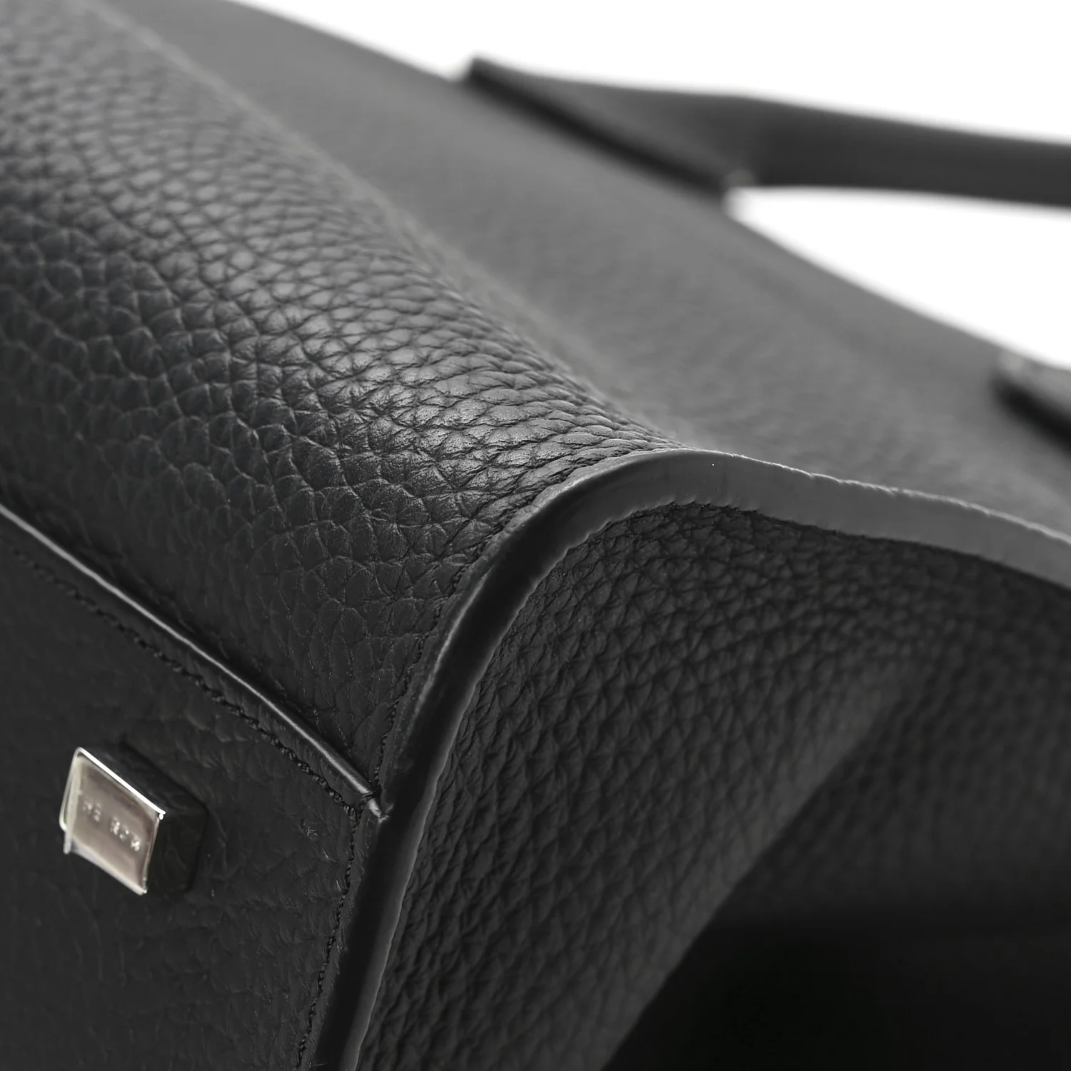 Grained Calfskin Soft Margaux 10 Bag Black