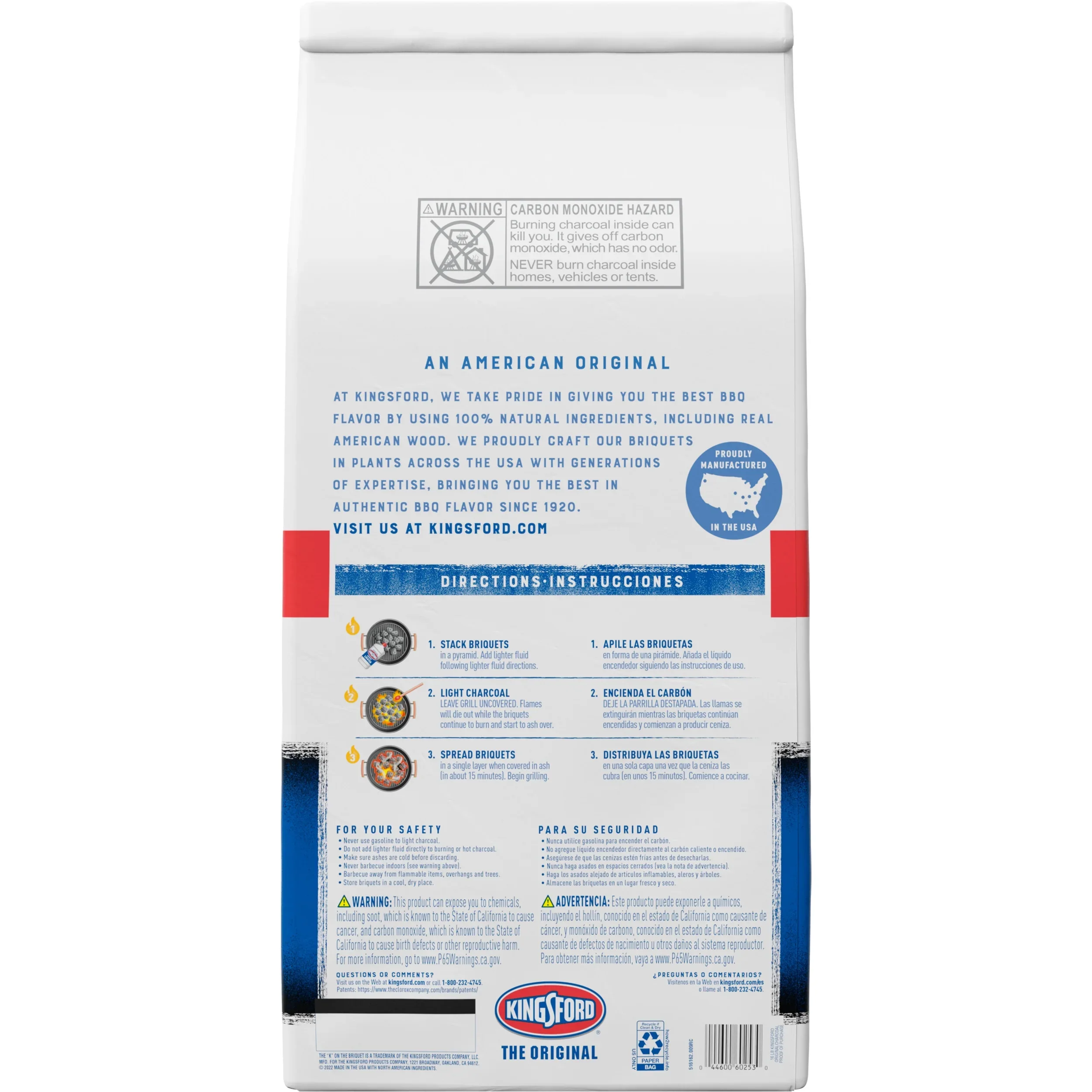 Original Charcoal Briquettes, 16 lb (2 pack)
