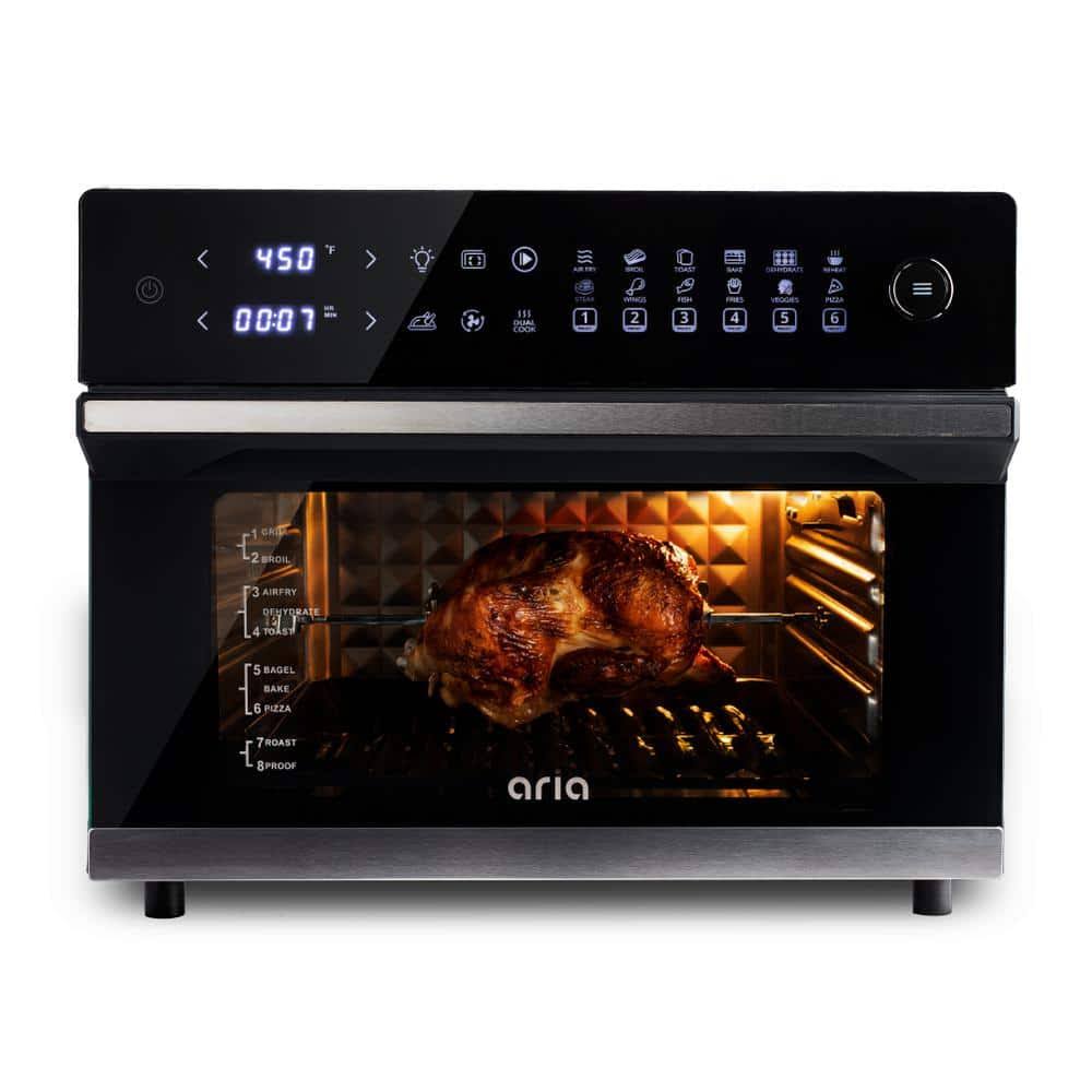 Ariawave 36 Qt. Black Air Fryer Oven
