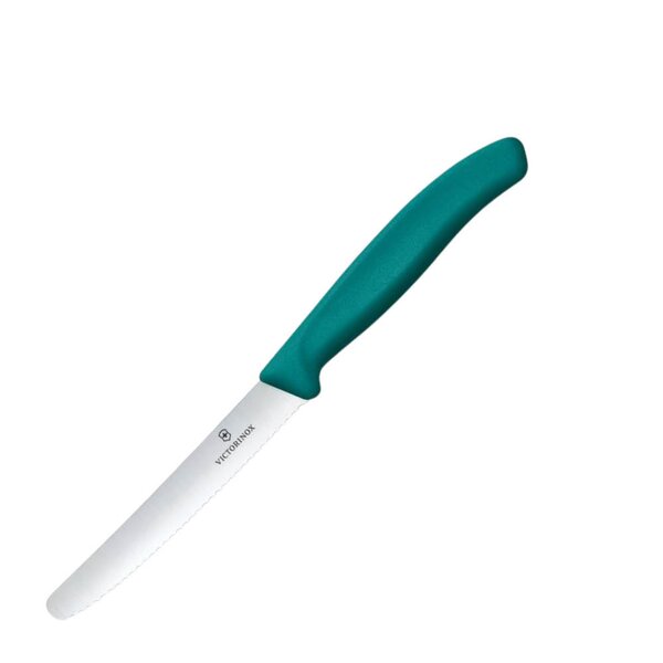 Swiss Classic tomatkniv 11 cm havgrønn