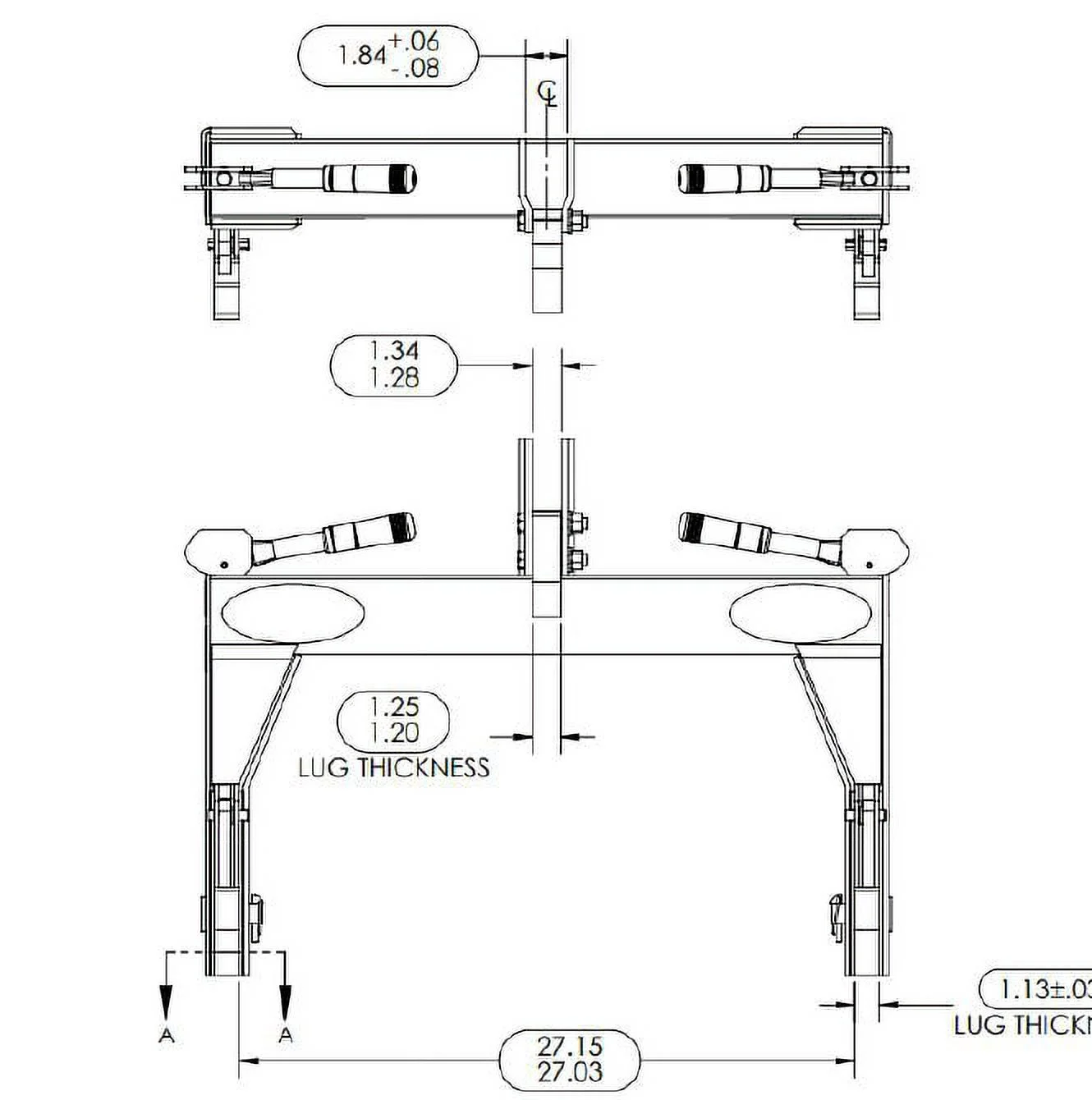 Speeco 3 Point Quick Hitch Economy
