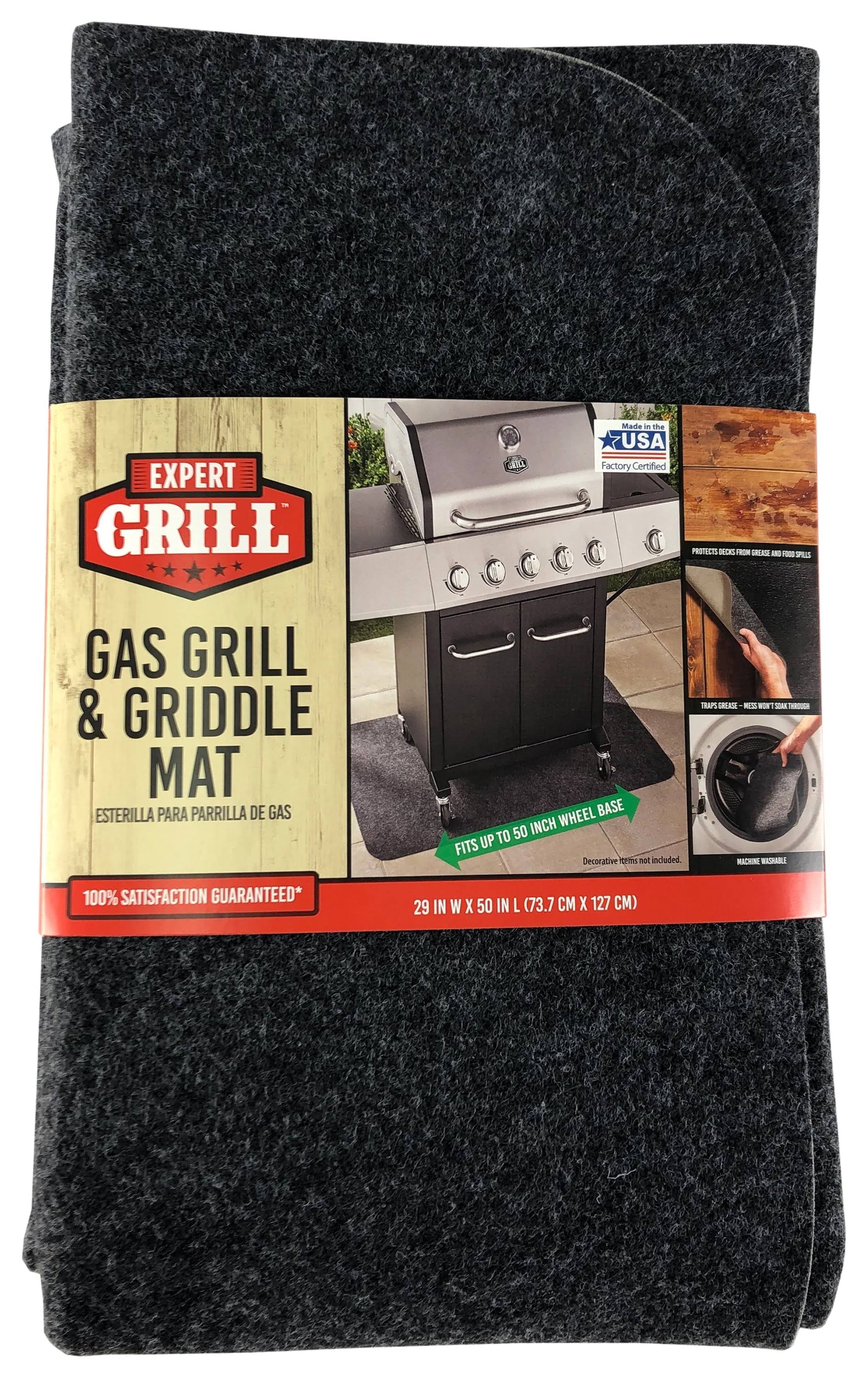 Expert Grill Gas Grill Mat, Griddle Mat, Under The Grill Protective Deck and Patio, Composite Deck Synthetic Deck Safe, 50