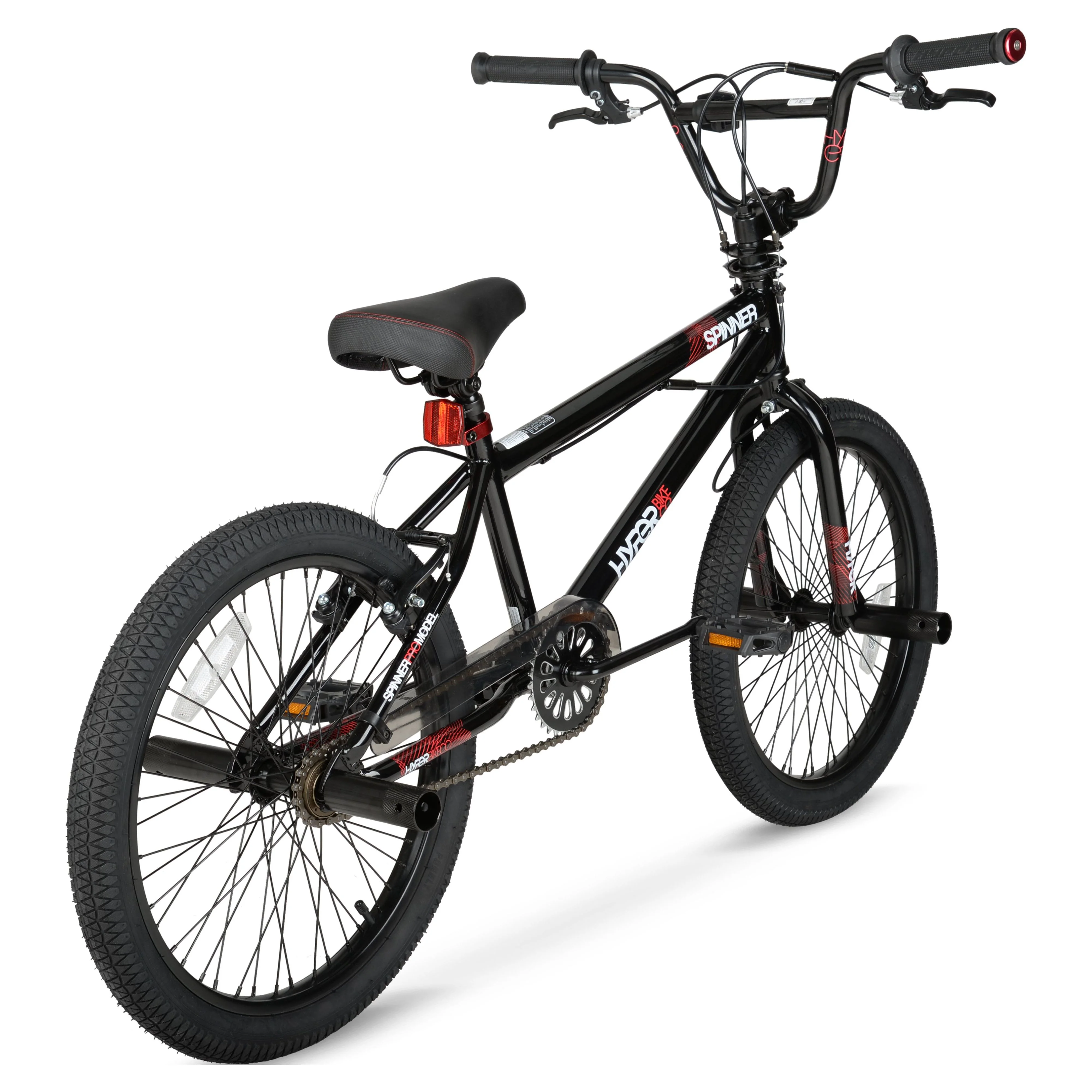 20" Boy's Spinner BMX Bike for Kids, Black, Age Group 8 to 13, Child, Tween - Image 7