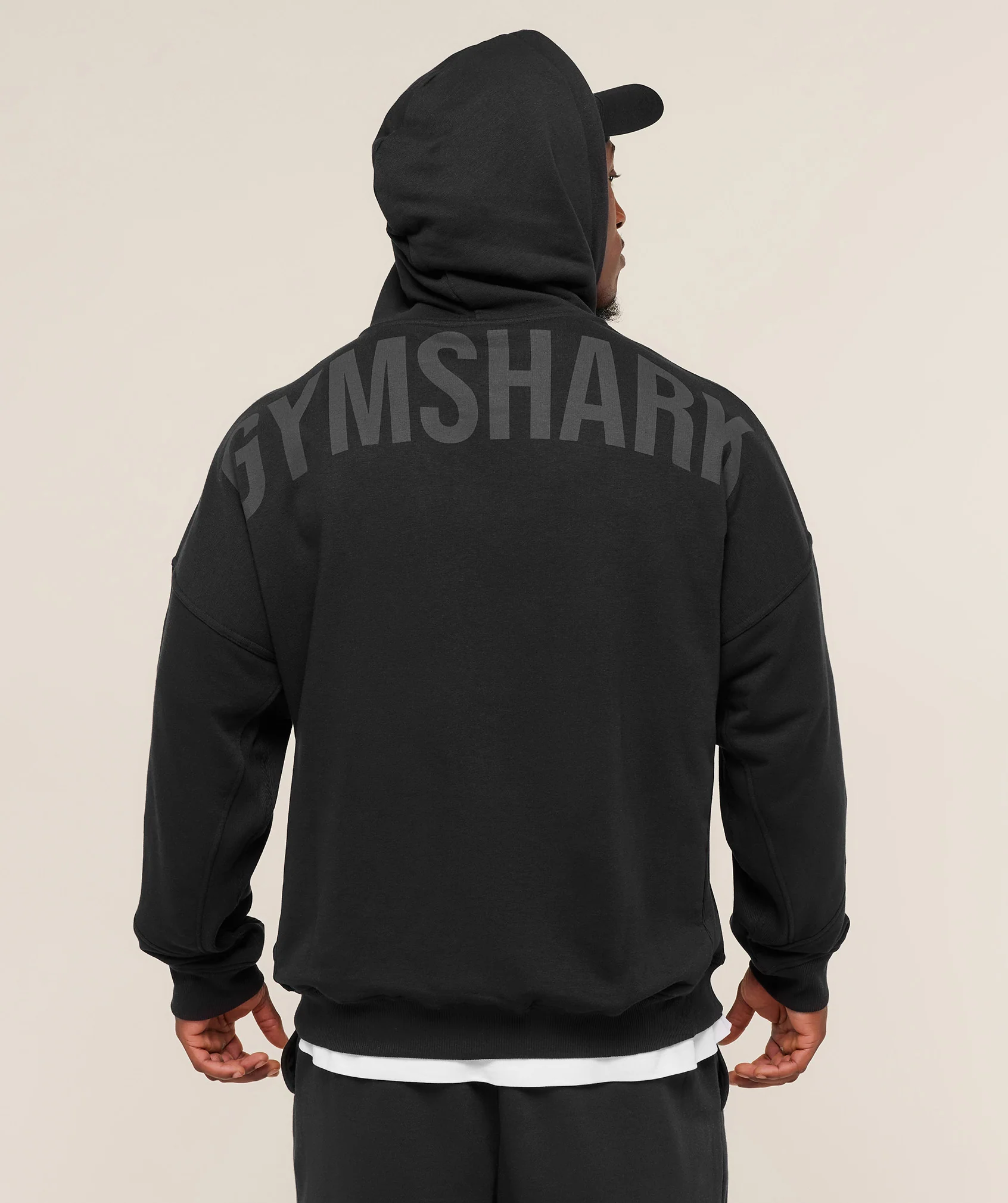POWER ZIP UP HOODIE - Black/Asphalt Grey