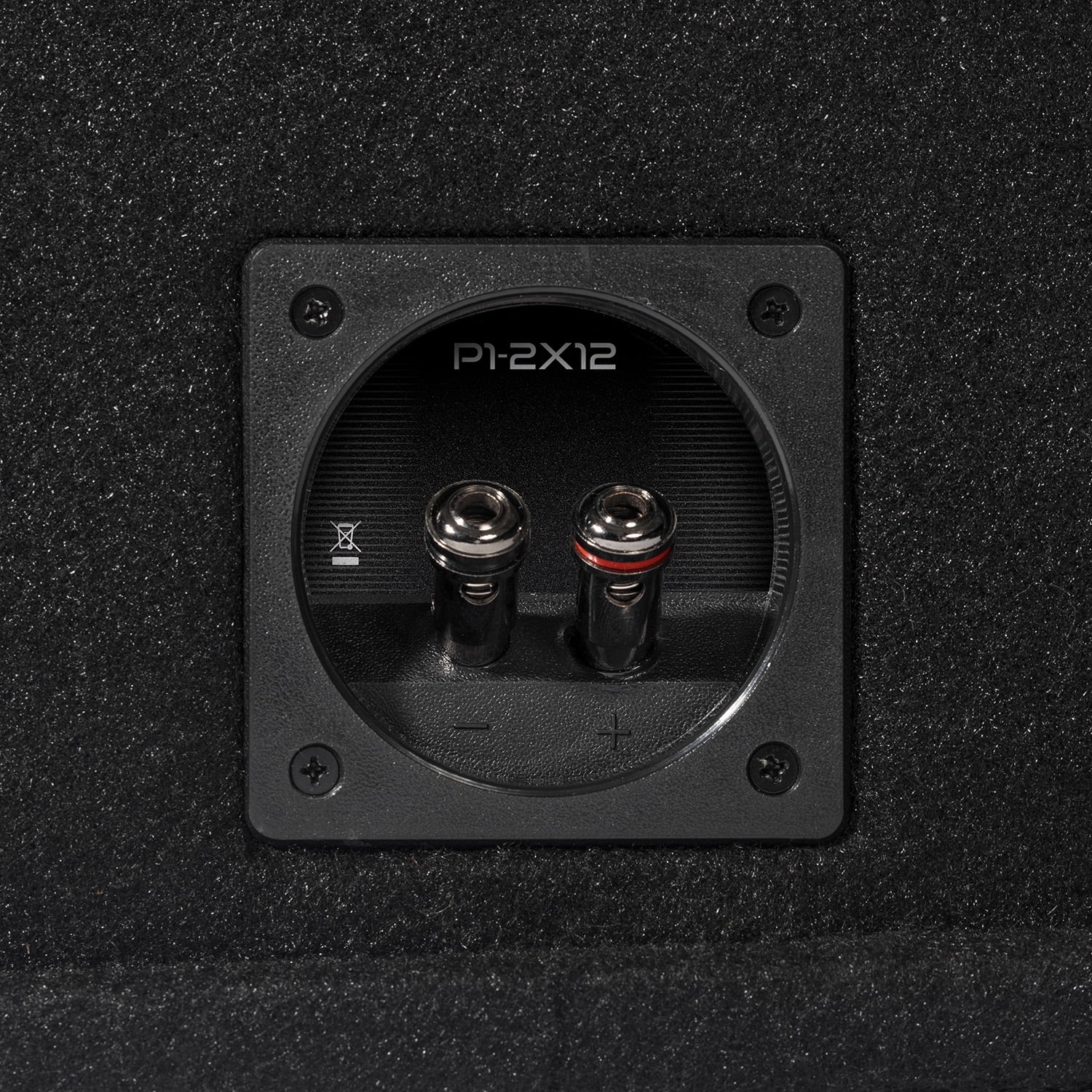 New P1-2X12 500 Watt Punch Dual P1 12" Loaded Subwoofer Enclosure - Image 3