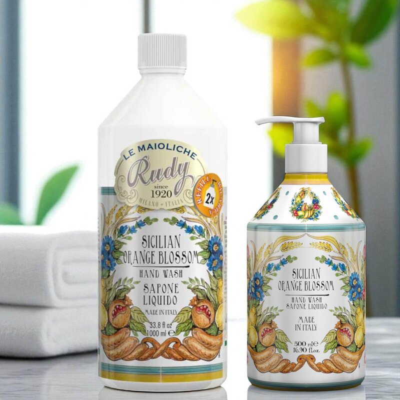 Maioliche refill håndsåpe 1L Sicilian orange blossom