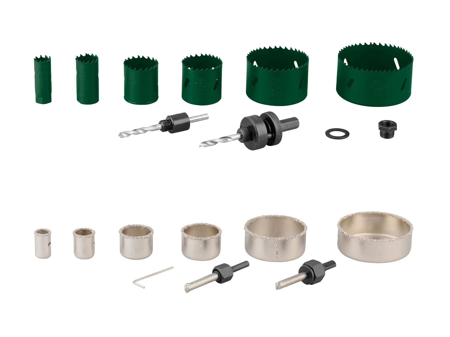 PARKSIDE Set de cloches bimtalliques ou en mtal dur