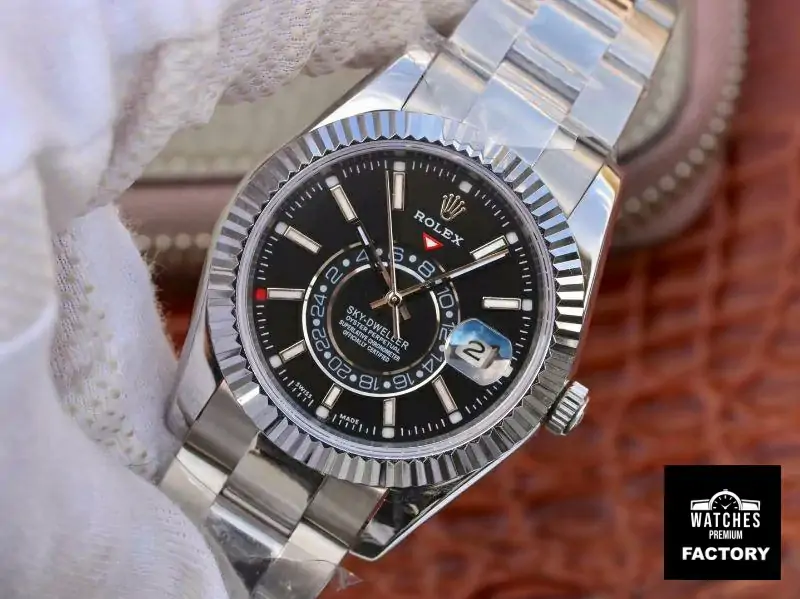 Rolex SKY DWELLER 326139 Black Dial