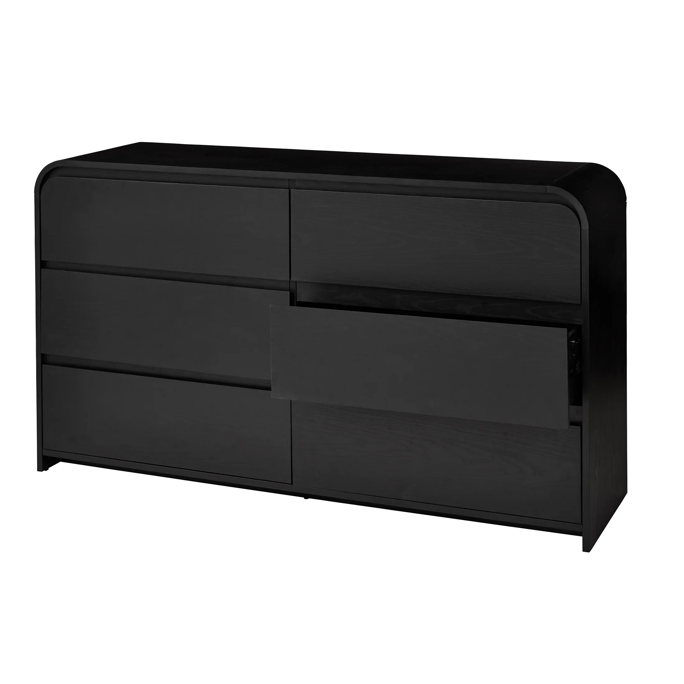 Better Homes & Gardens Juliet 6 Drawer Dresser, Black Finish
