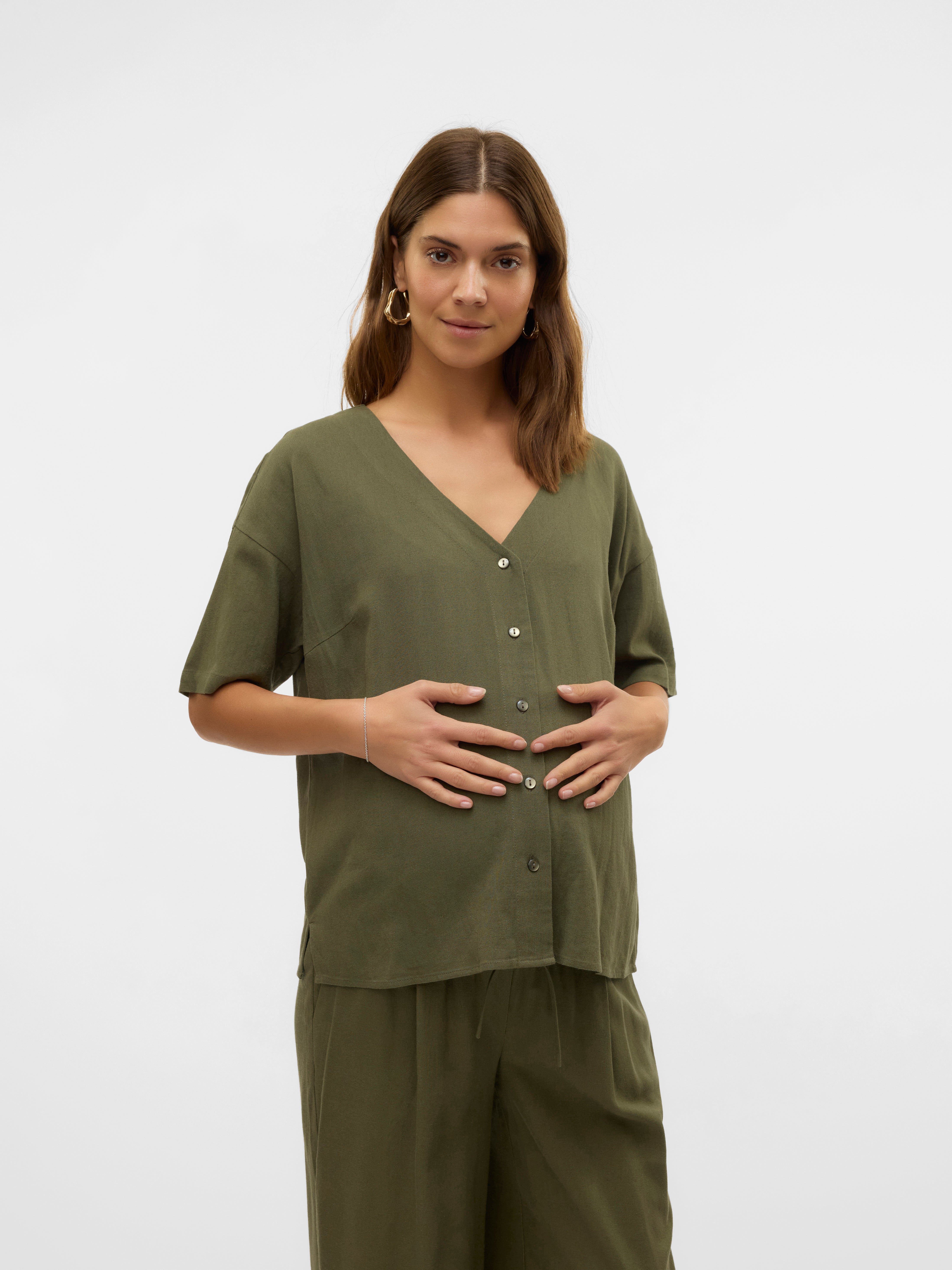 VERO MODA® Regular Fit Shirt collar Shirt