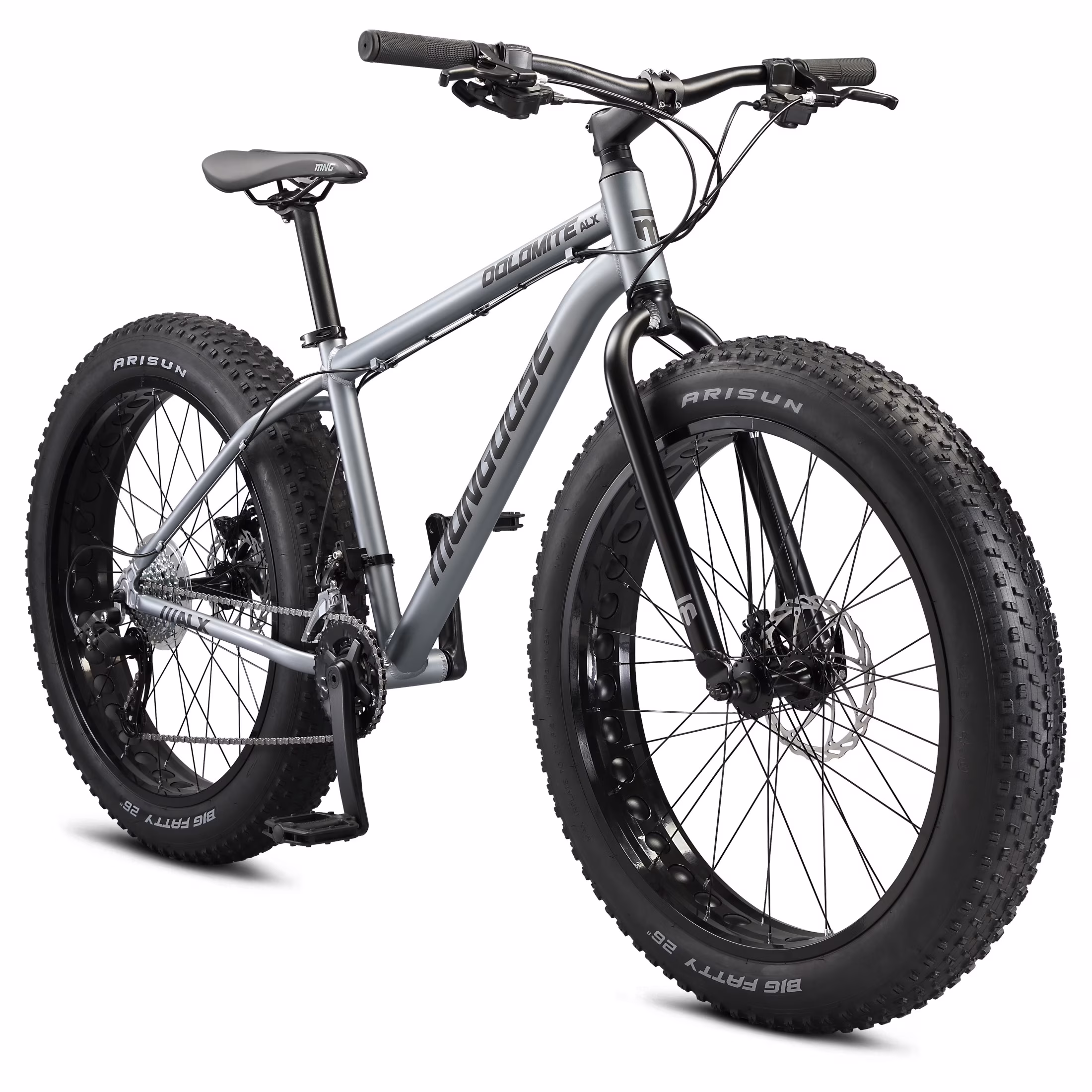 26" Dolomite ALX Unisex Fat Tire Mountain Bike, Gray, Ages 12+(26") - Image 5