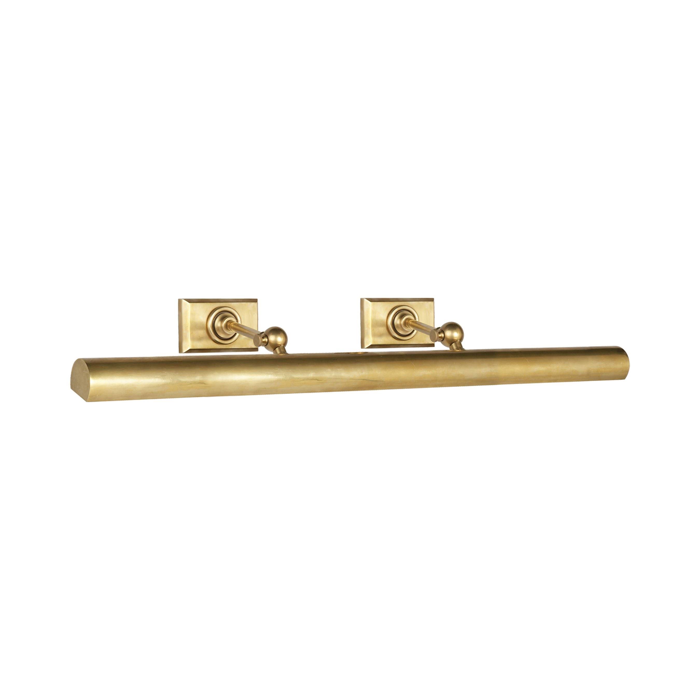 Visual Comfort 30-Inch Cabinet Maker's Picture Light, Hand-Rubbed Antique Brass