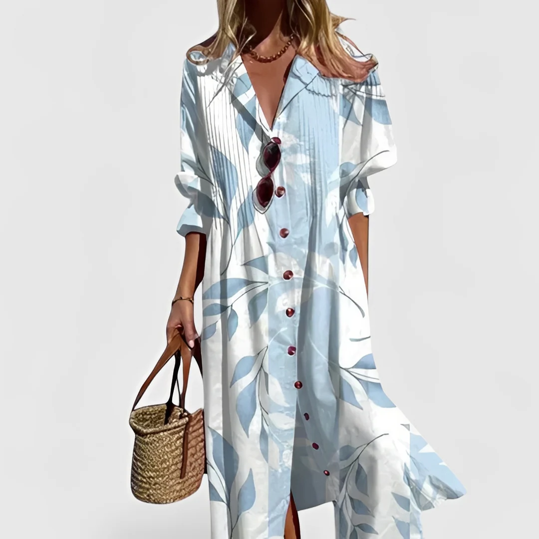 Millie - Robe midi à fleurs élégante
