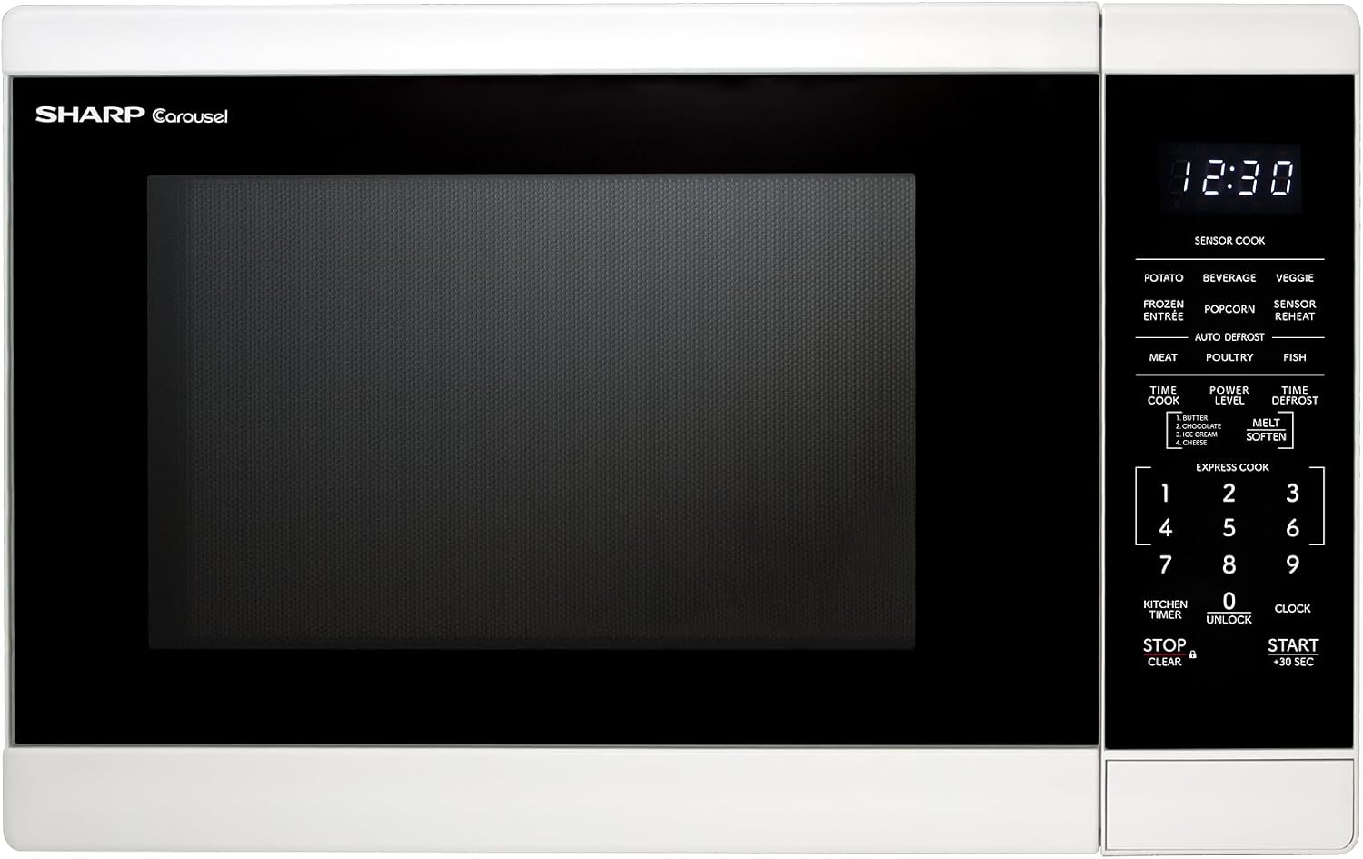 Sharp SMC1464KS 1.4 cu1100W Stainless Steel Countertop Microwave Oven
