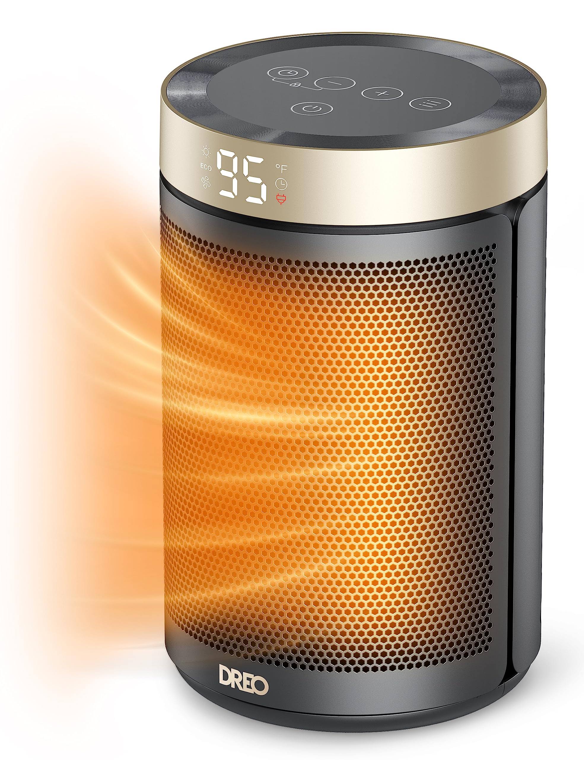 Dreo Space Heater, Portable Electric Heaters for Indoor Use with Thermostat, Digital Display