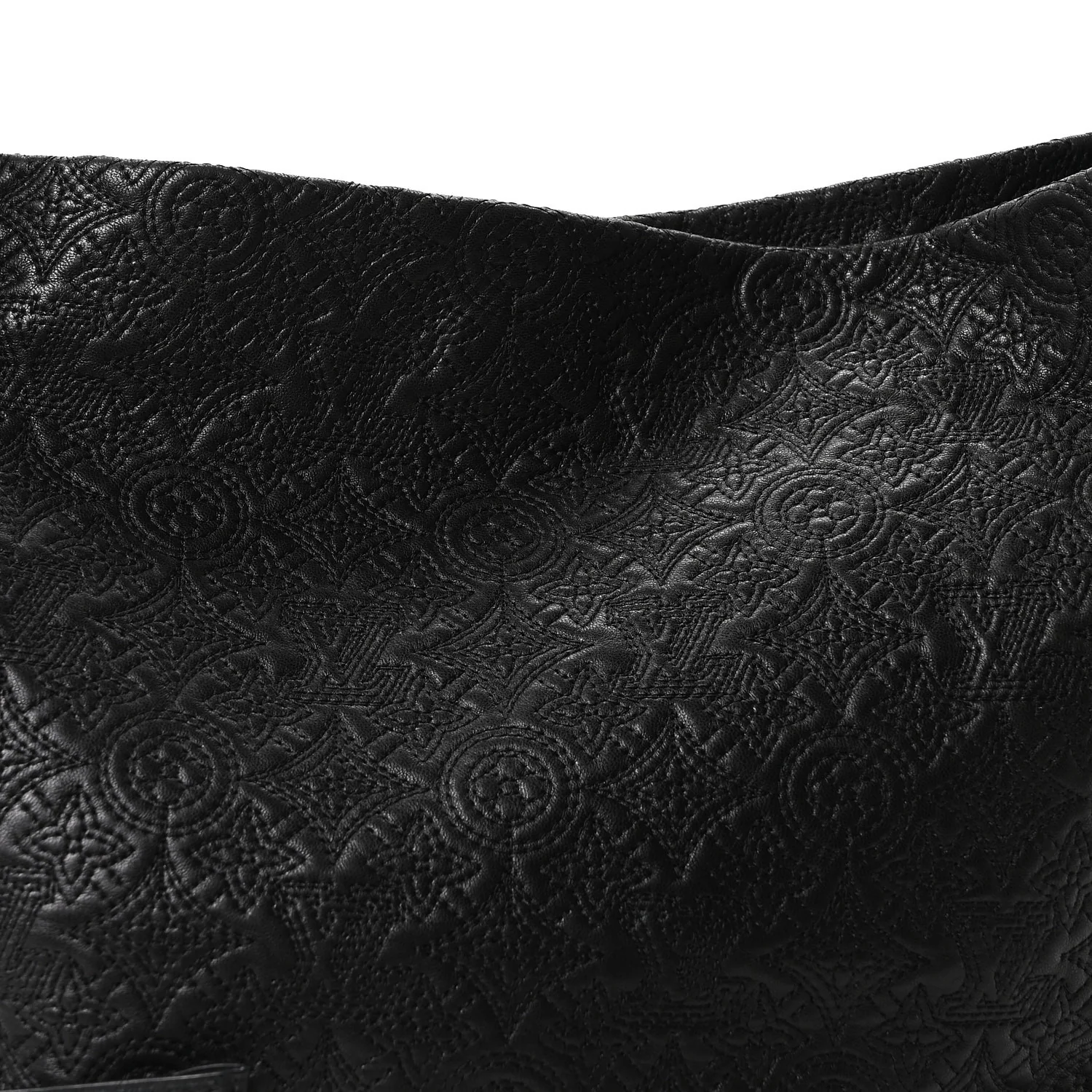 Monogram Lambskin Antheia Hobo PM Black