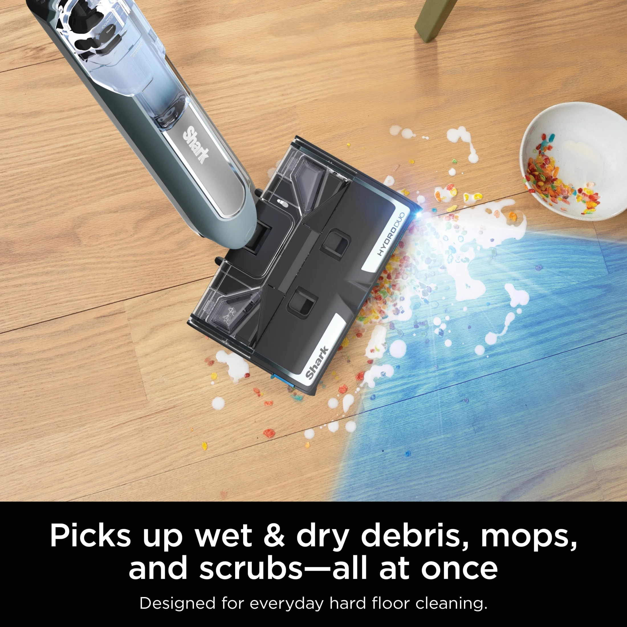 ? HydroDuo with Dirt-Reveal Technology, Cordless, Hard Floor Cleaning System, Wet Dry Debris Pickup, Mop Scrubs All at Once, Hardwood, Tile, Laminate Floors, WW200 - Image 4