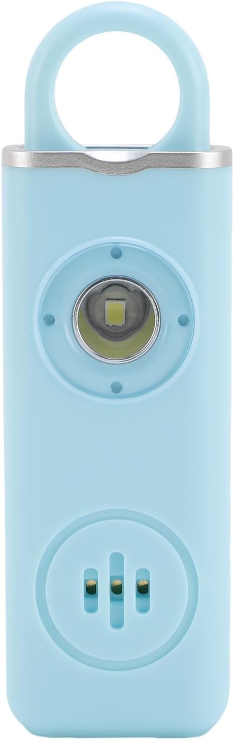 Sorandy Personal Safety Alarm for Women, 130dB Loud Siren Alarm, Keychain Emergency with LED Light and , Ideal for Emergency Protection (Blue)