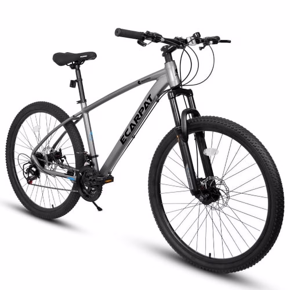 Raistyw 700C Hybrid Road Bike, 16 - Speed Outdoor Mountain Bike with Disc Brakes, Light Weight Aluminum Frame, Racing Bike for Men Women, L Size, Black