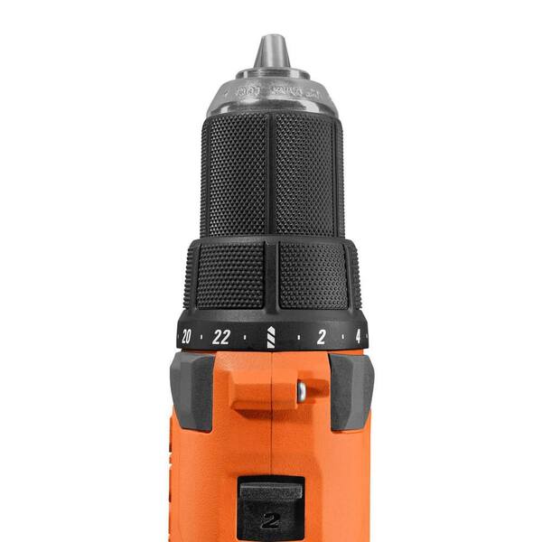 18V Cordless 2 Tool Combo Kit with 1/2 in Drill/Driver, 1/4 in Impact Driver, (2) 2 0 Ah Batteries, Charger, and Bag Image 7