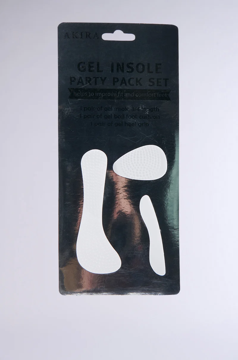 PARTY ON GEL INSOLE SET - Akira Store