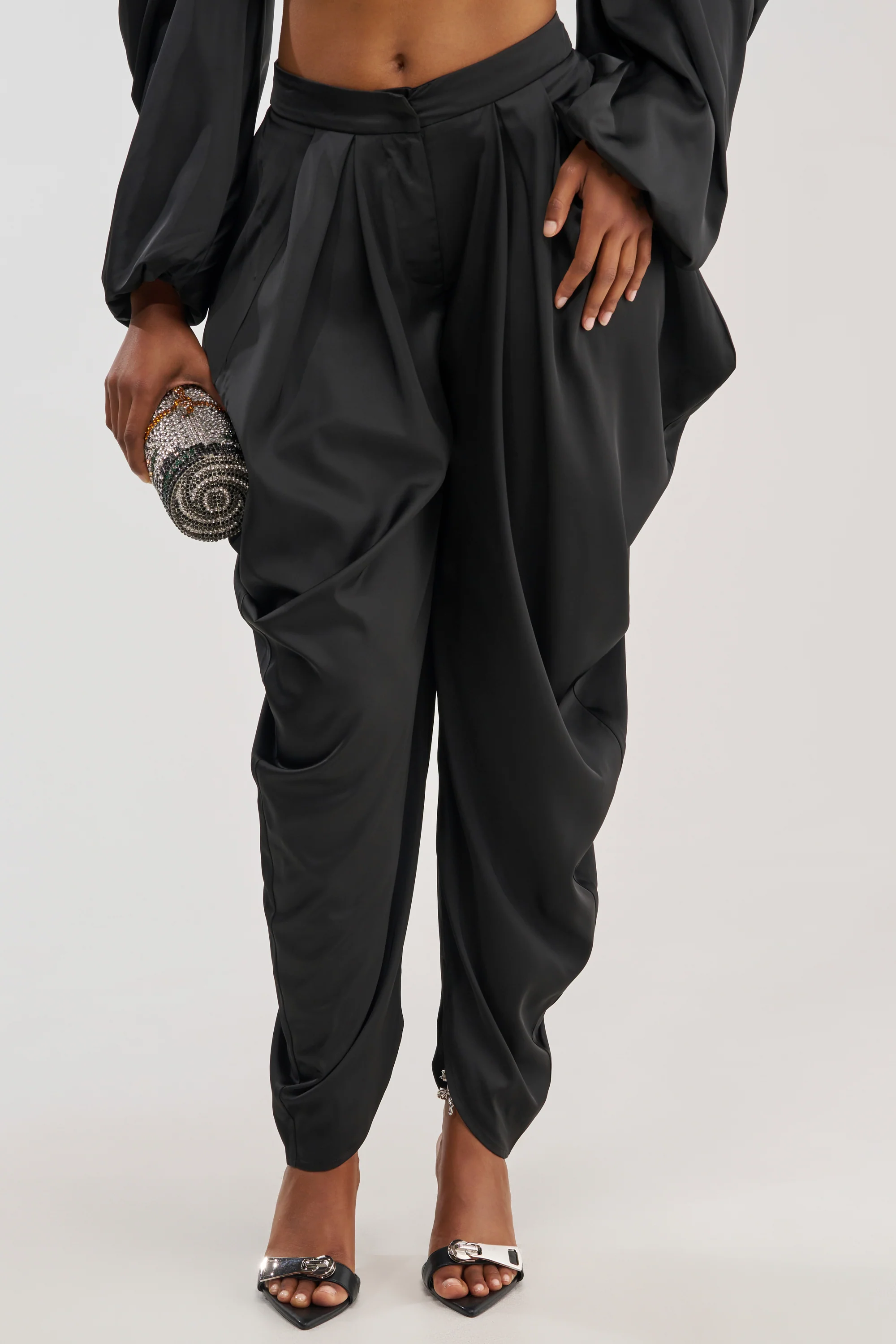 DRIP DRIP TROUSER IN BLACK - Akira Store