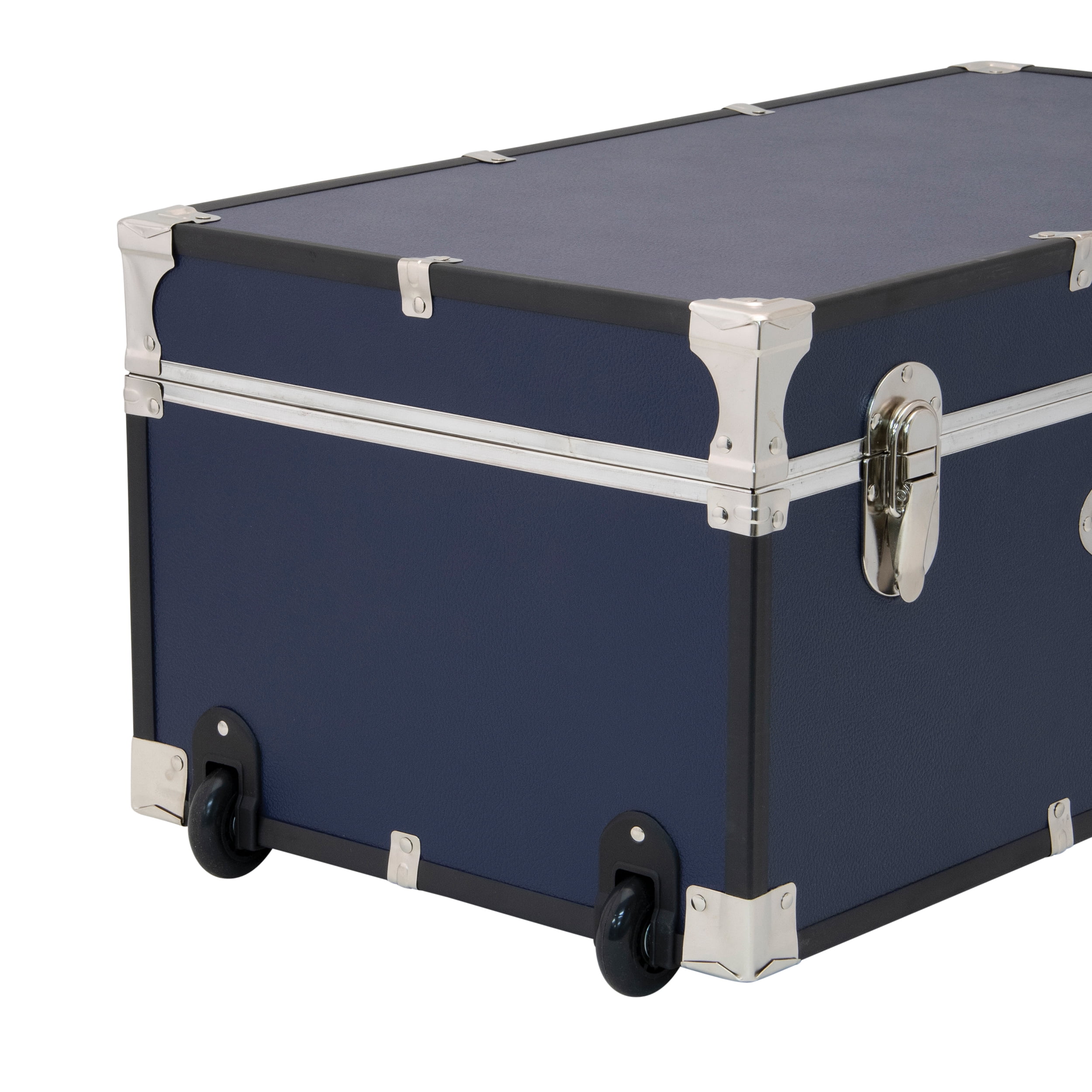 Collegiate Collection Footlocker Trunk with Wheels(Blue) - Image 6