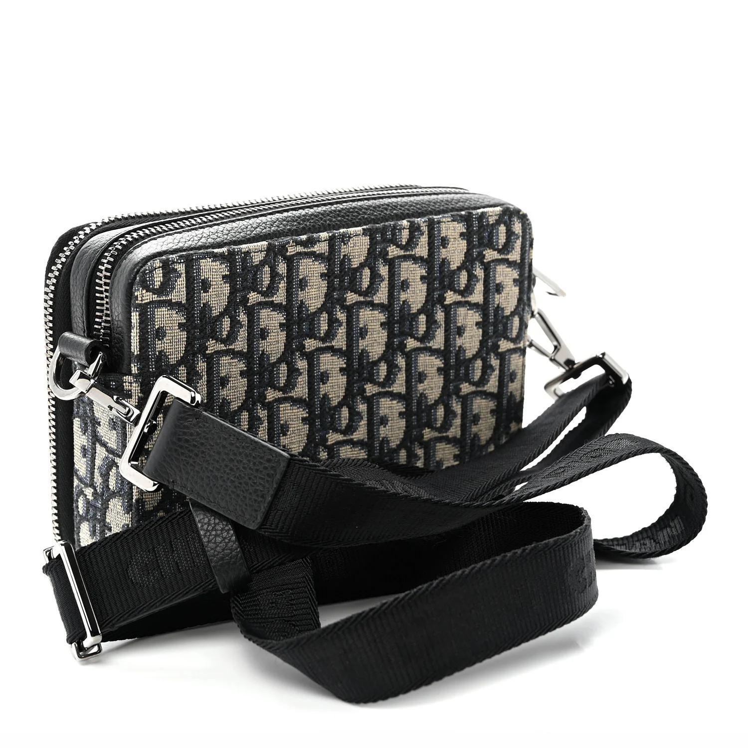 Oblique Messenger Pouch Black