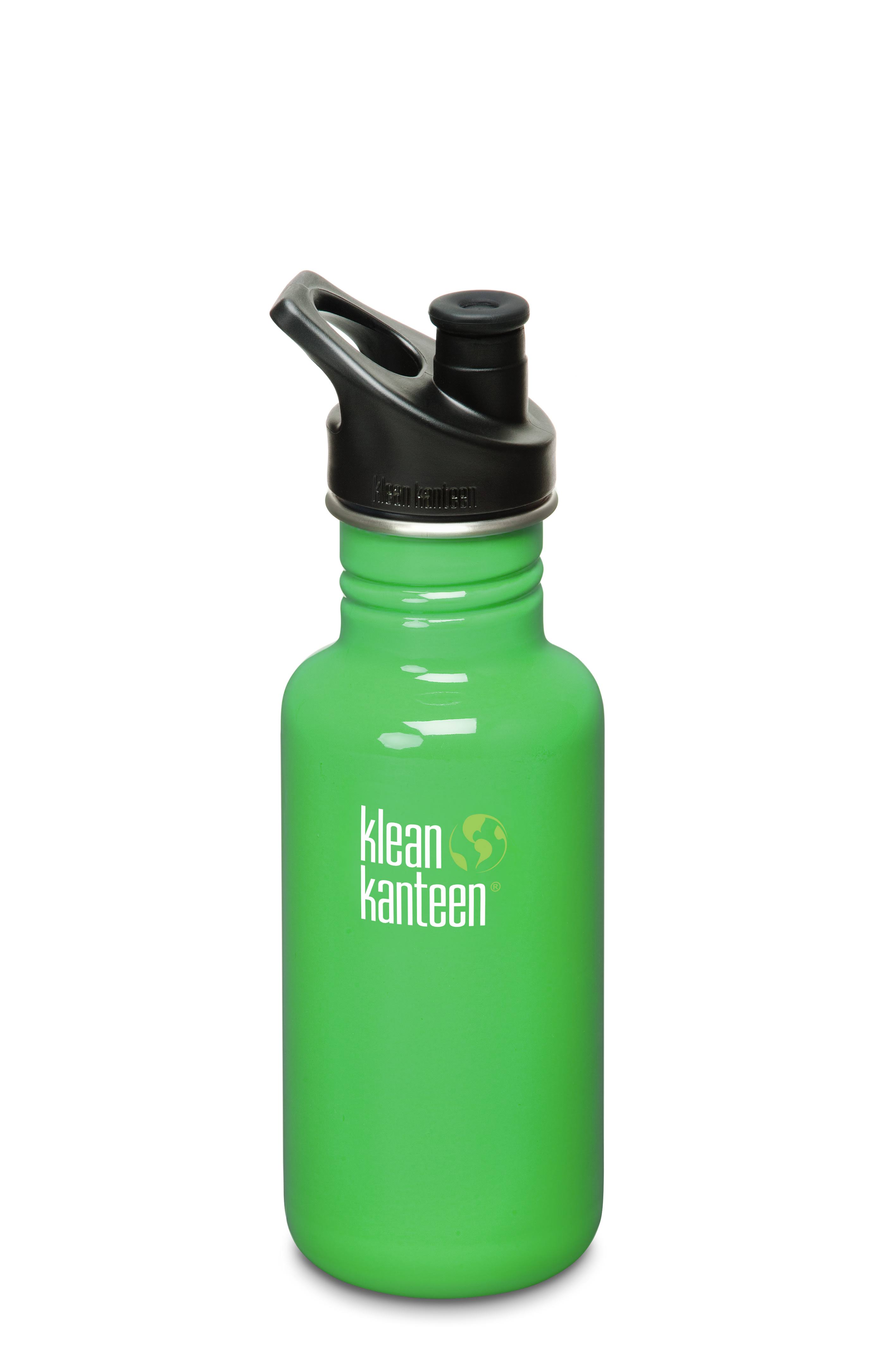 Klean Kanteen 18 oz. Classic Bottle with Sport Cap Organic Garden