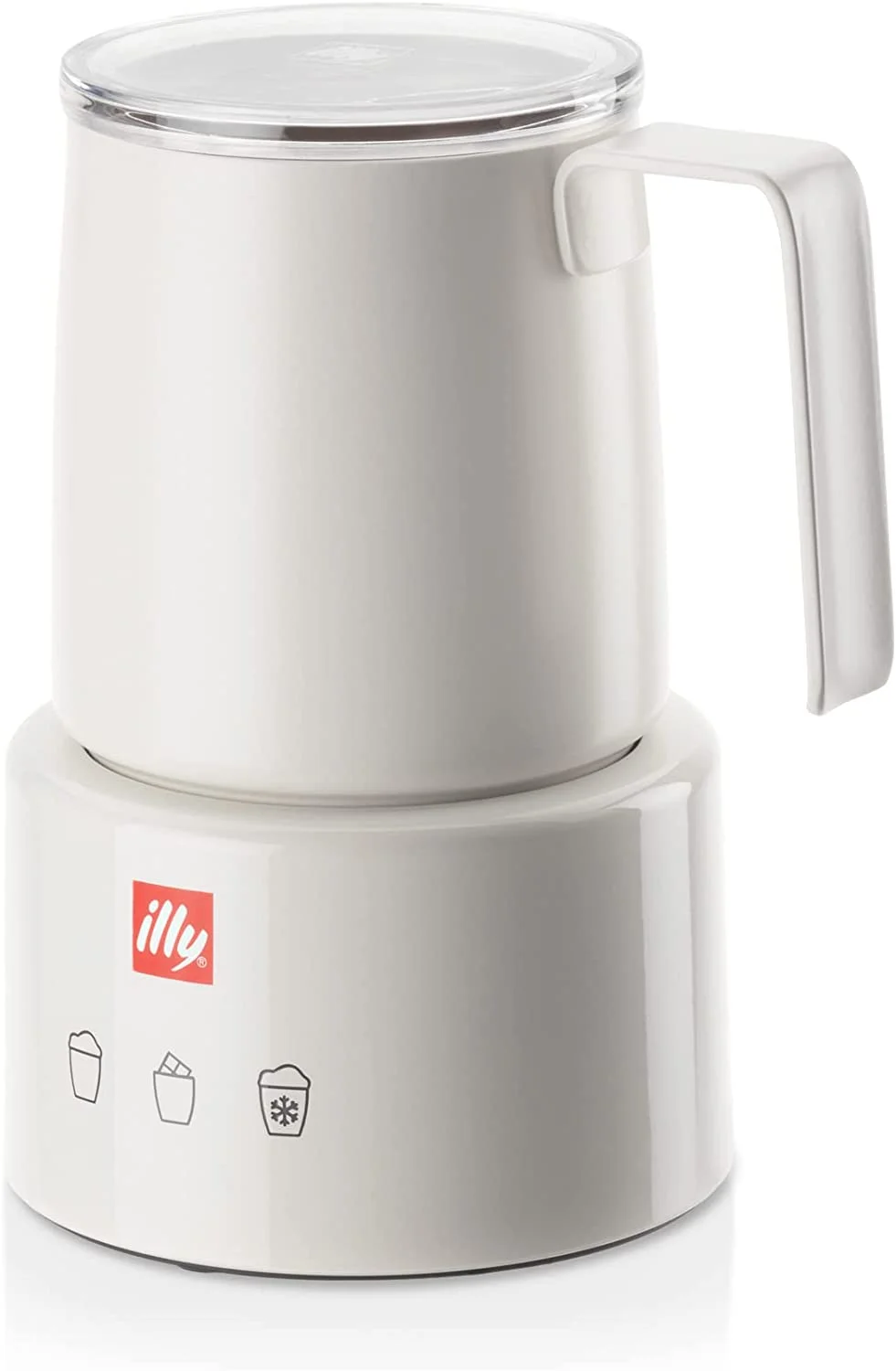 Illy Electric Milk Frother - Black & Stainless Steel