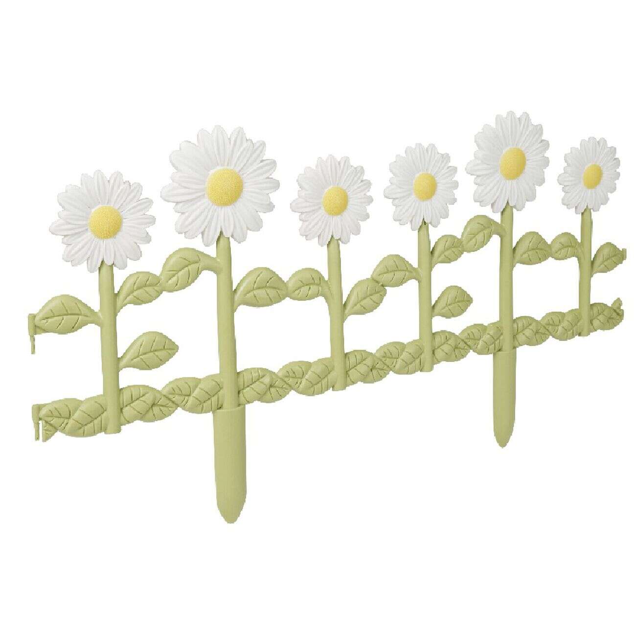 Barrière de jardin plastique marguerite pâquerette