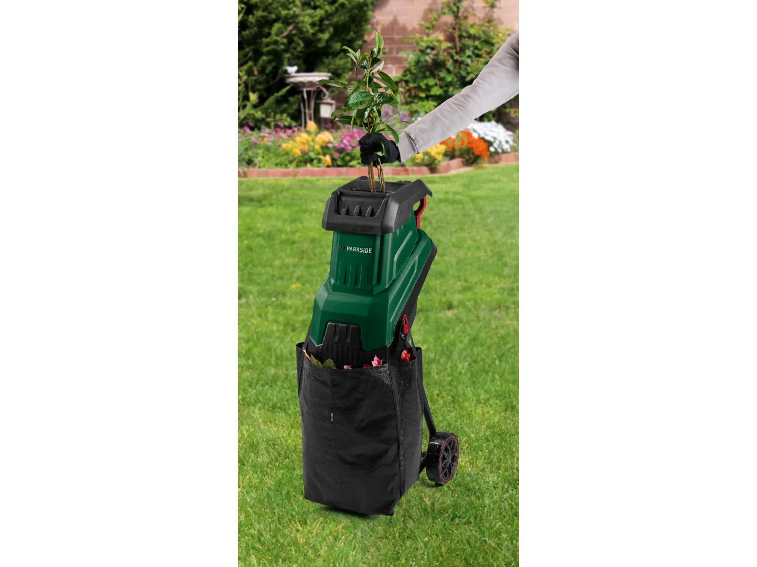 PARKSIDE Broyeur lectrique de vgtaux  lames PEMH 2400 C4, 45 L, 2400 W