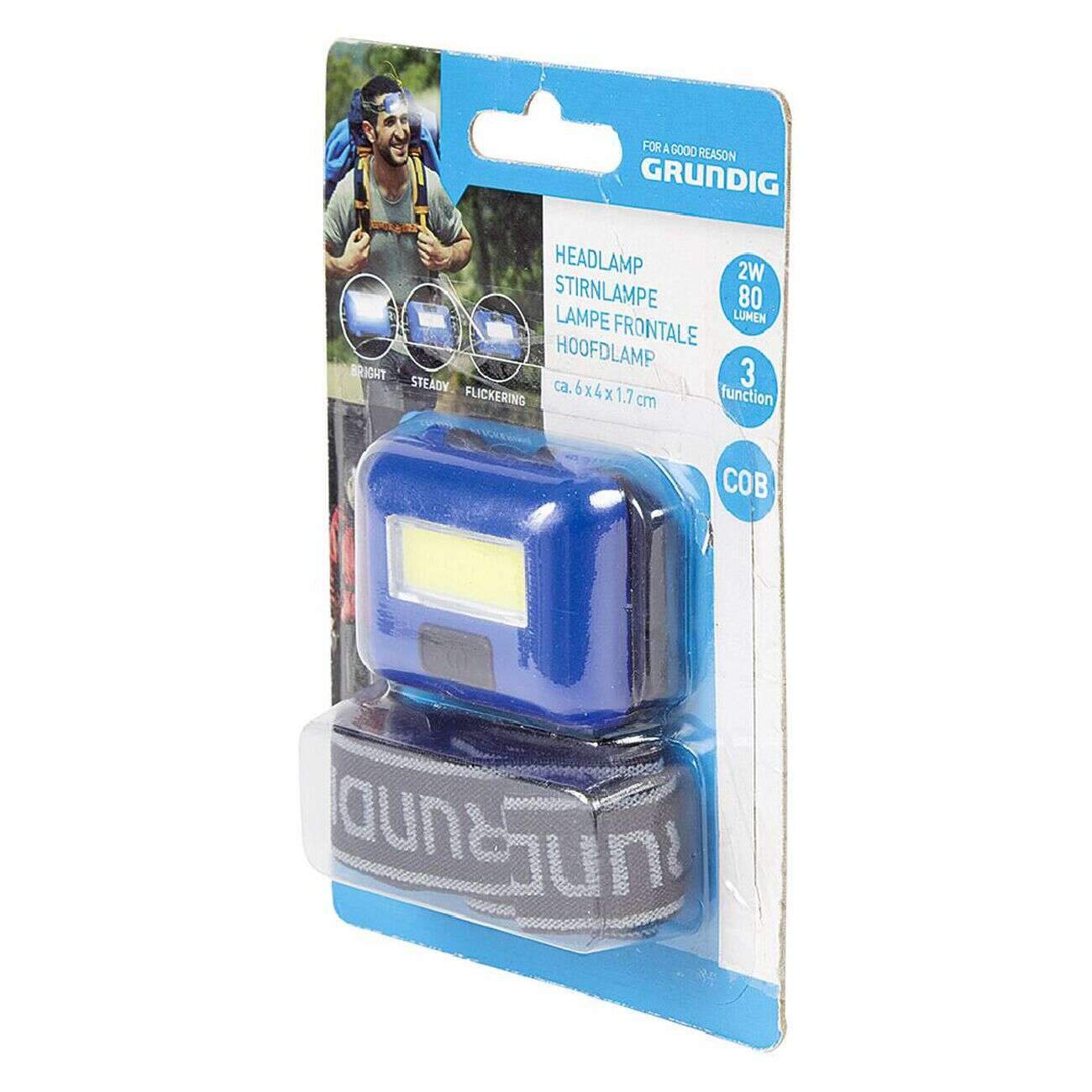 Lampe frontale à led COB Grundig