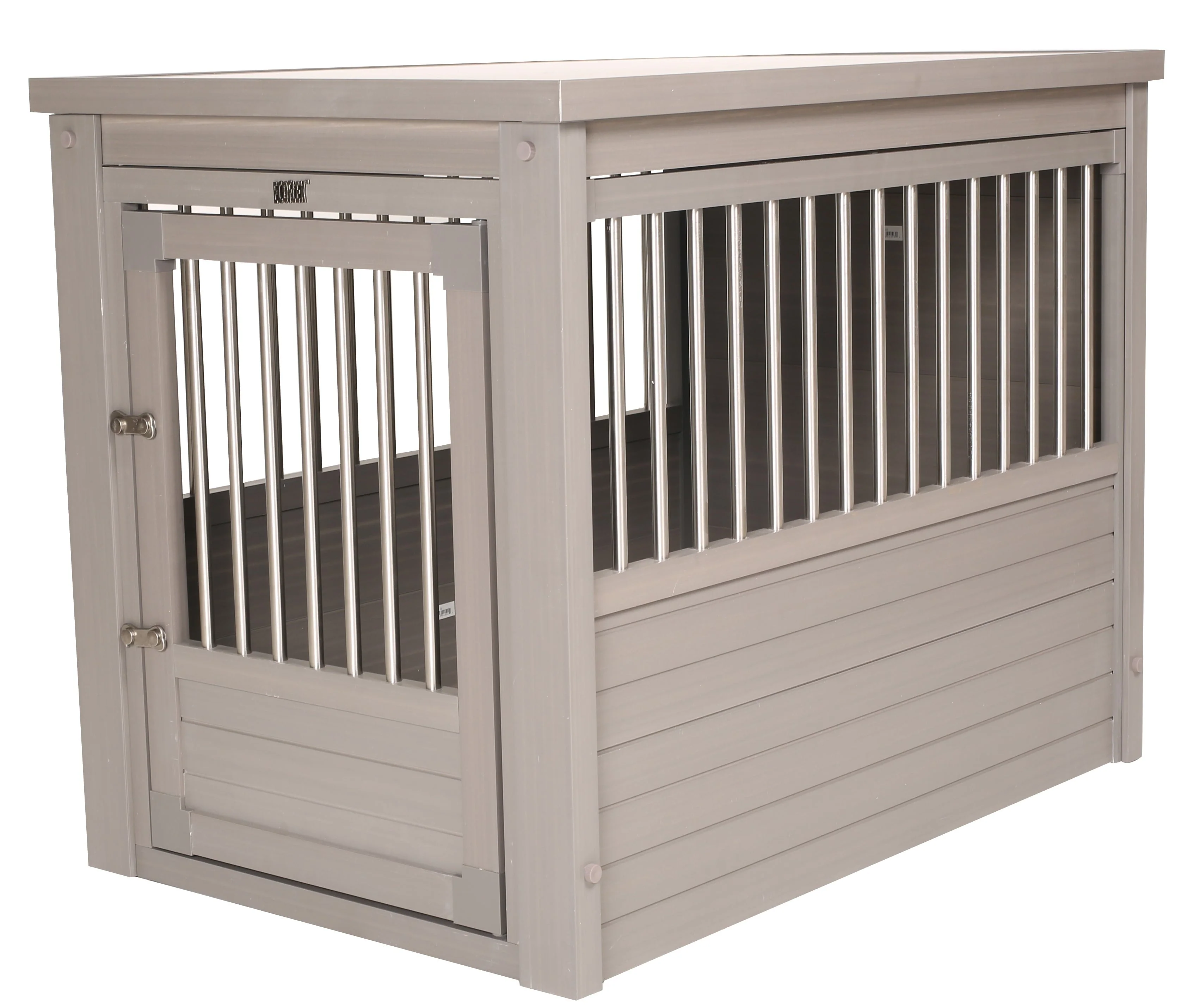 Dog Crate End Table Grey Large(L) Image 9