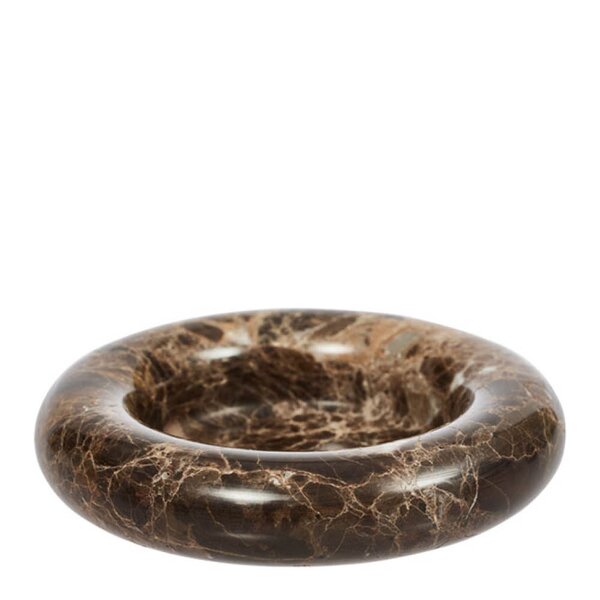 Savi marmor lysestake 14 cm Choko