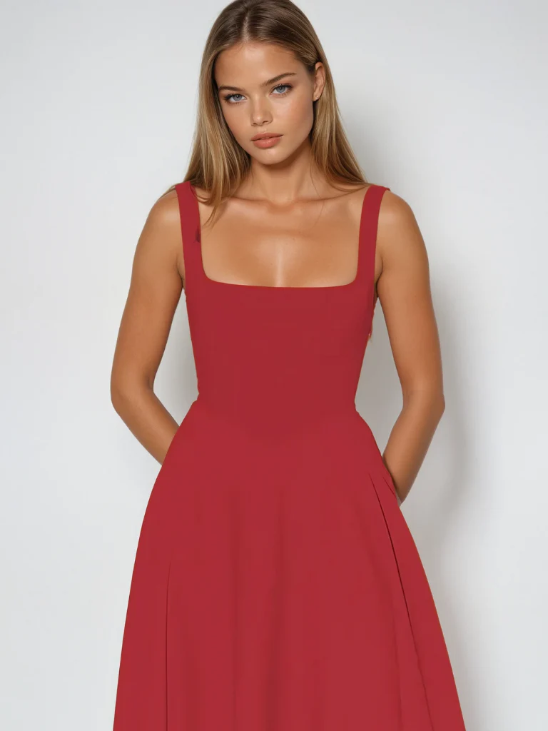 Robe Midi Classique pour Femme