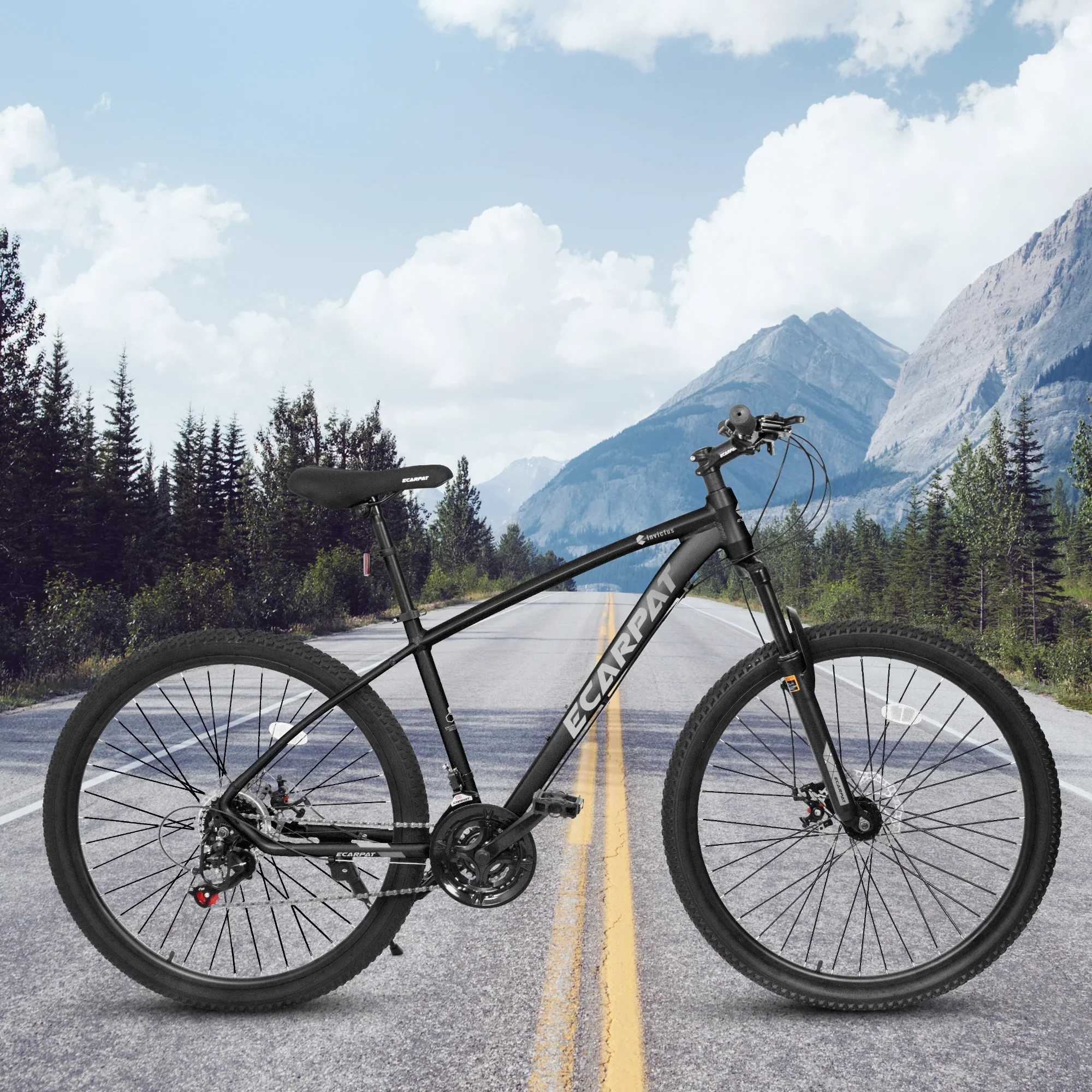 Ambifirner Lightweight 27.5er Mountain Bike – 21-Speed Shimano Drivetrain, 2.125” Tires & 85% Pre-Assembled Design for Riders 5’5”–5’10” (Anti-Slip Traction)