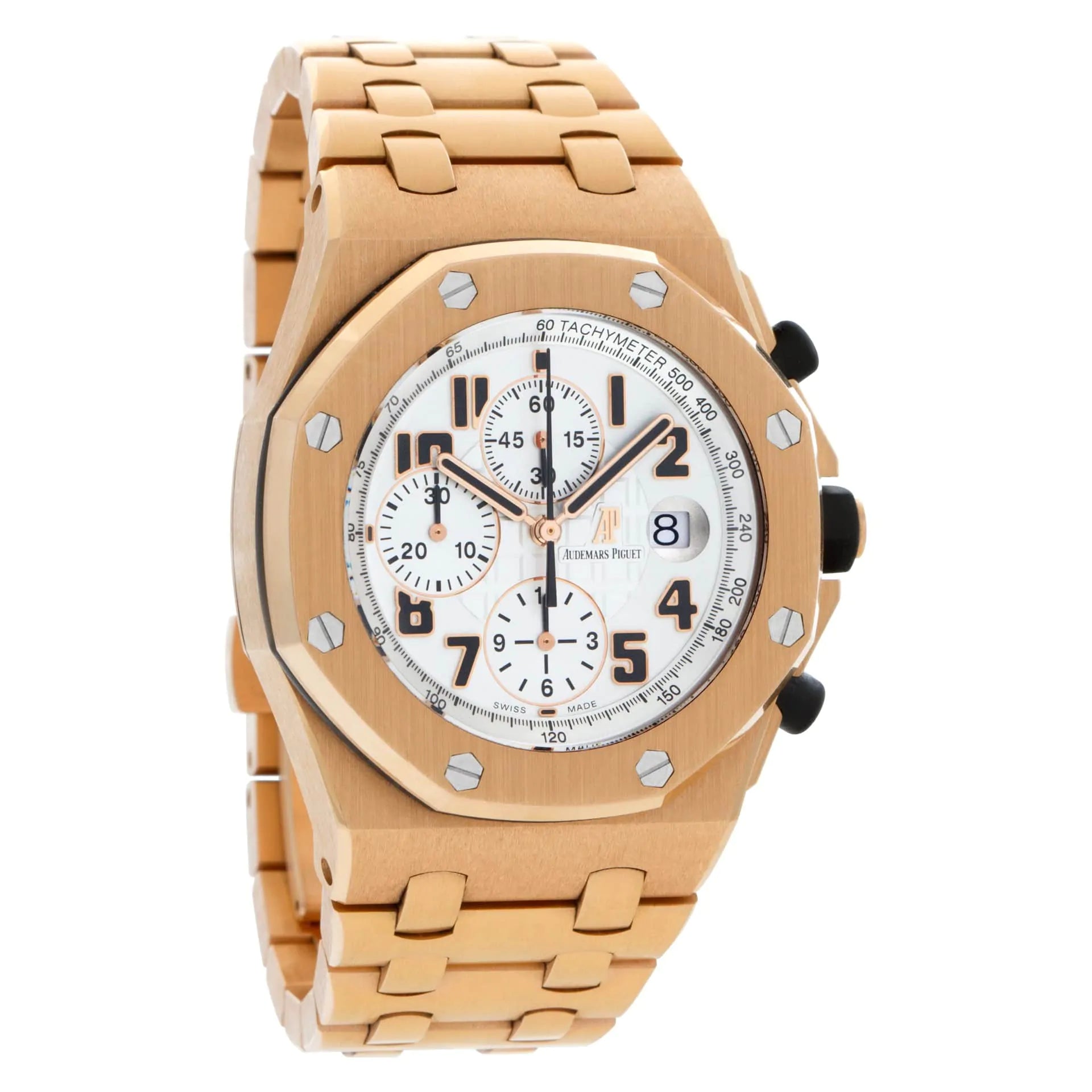 [Super Clone]Audemars Piguet Royal Oak Offshore Chronograph 42mm Rose Gold Watch