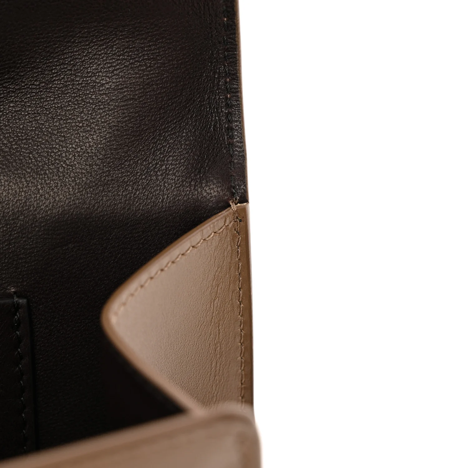 Smooth Calfskin Belt Flap Bag Incense