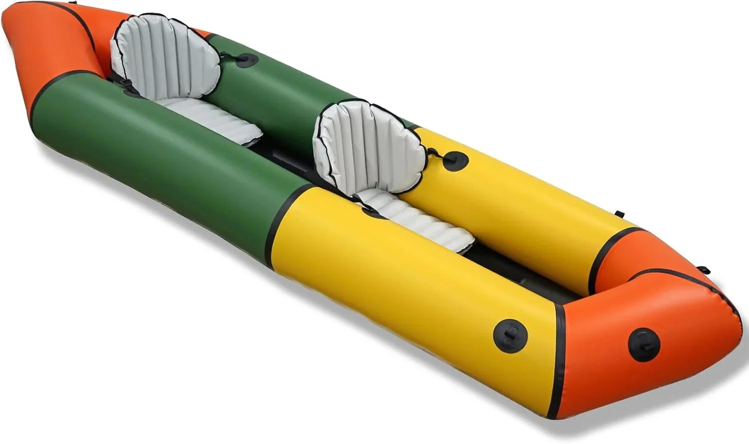 Lightweight Packrafts Tpu Inflatable Kayak for Flat Water Rafting Camping Trip Fishing Water Adventures 1 Person 2 Person Packraft 330LB 660