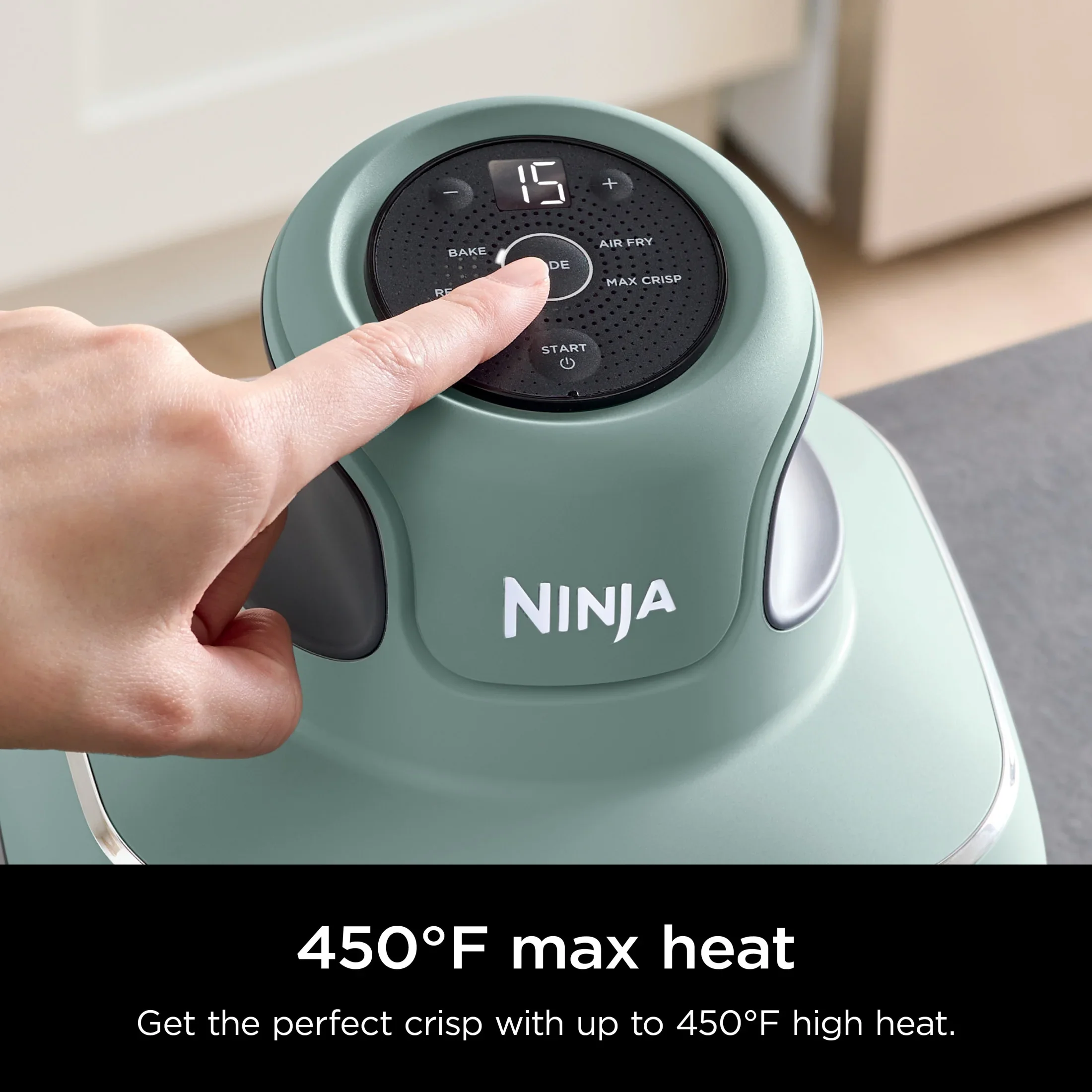 Ninja Crispi 4-in-1 Portable Glass Air Fryer Cooking System, 4-Qt & 6-Cup Containers, Cyberspace