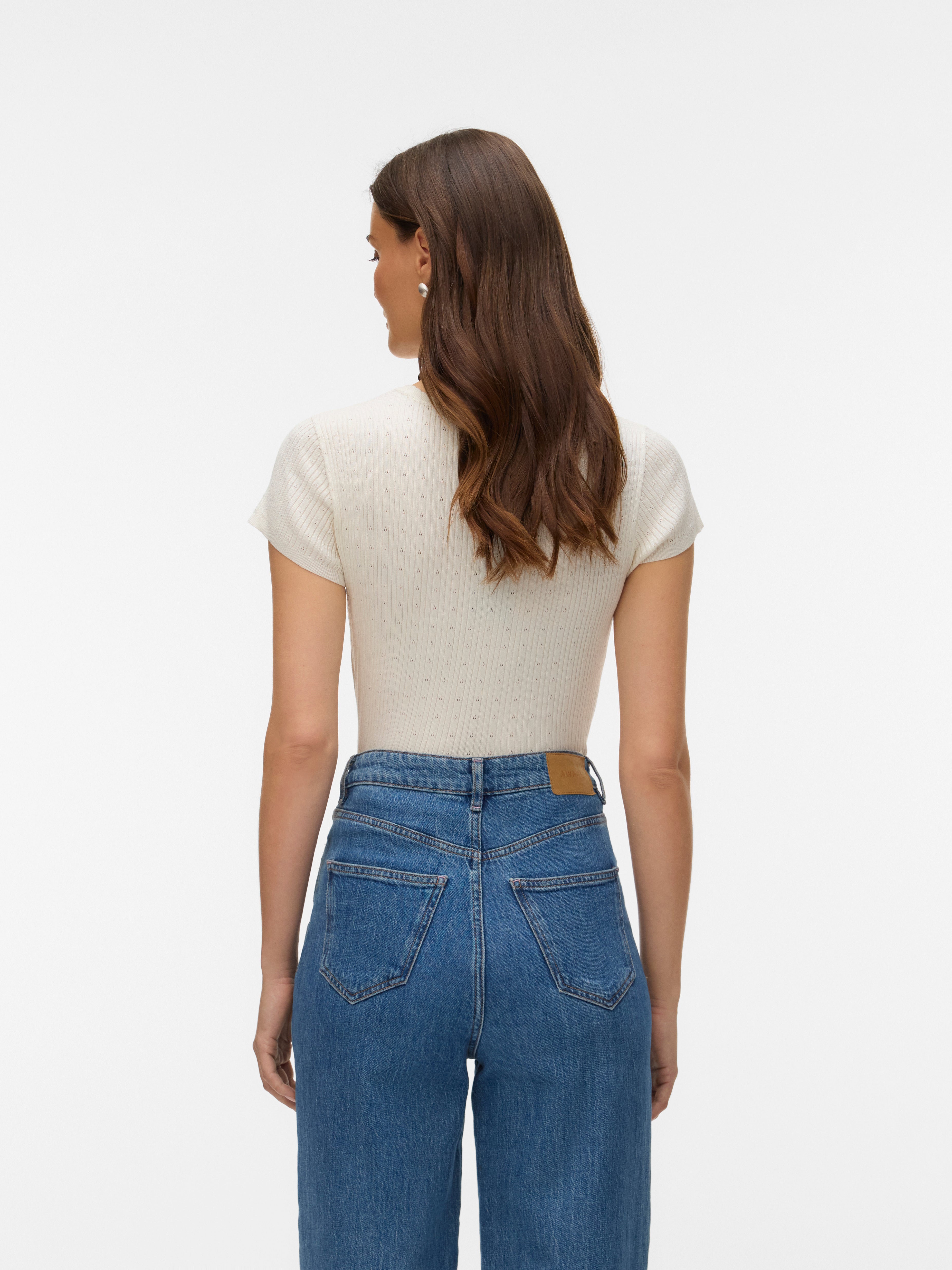 VERO MODA® VMSILJE Knitted T-shirt