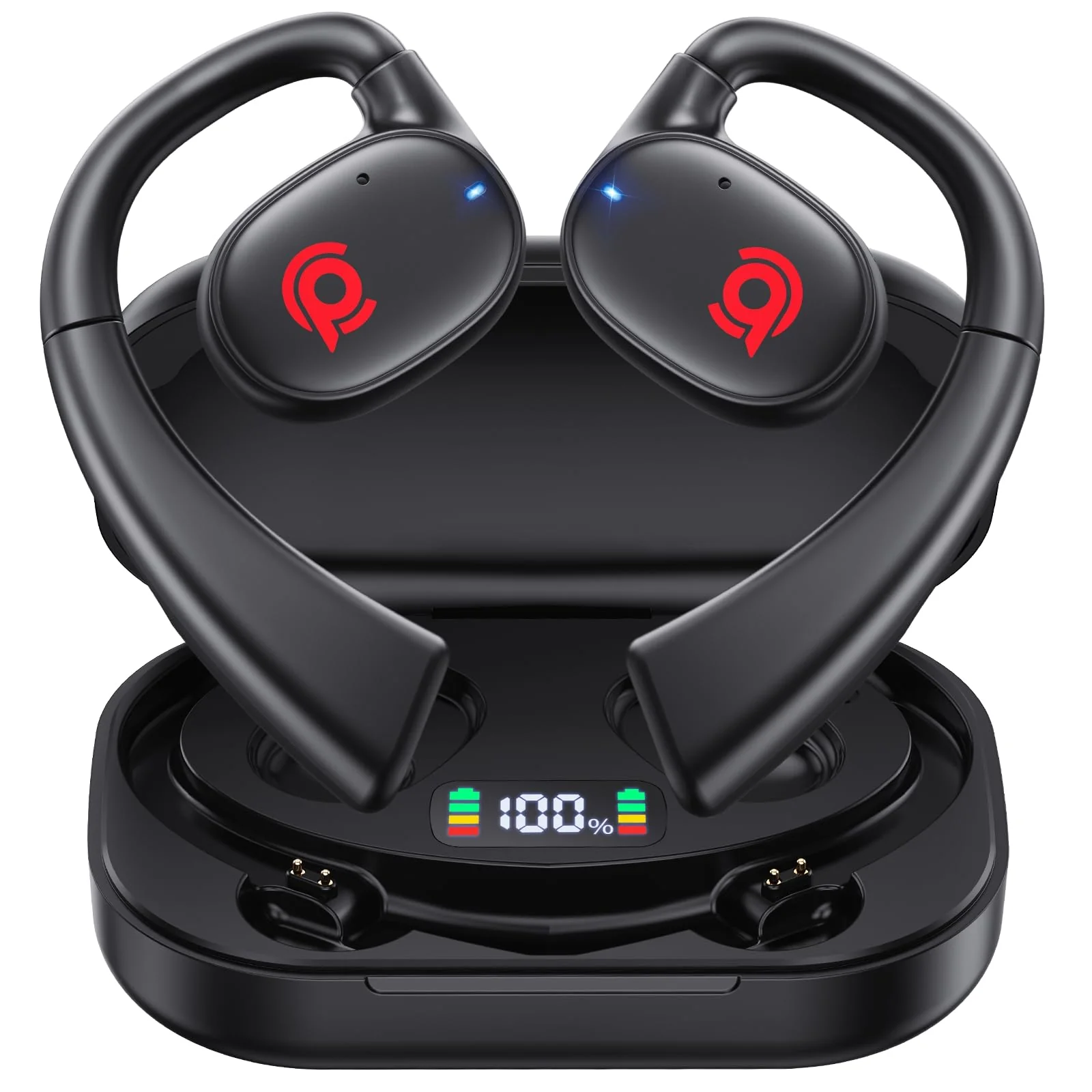 Open Ear Bluetooth Headphones Wireless Charging