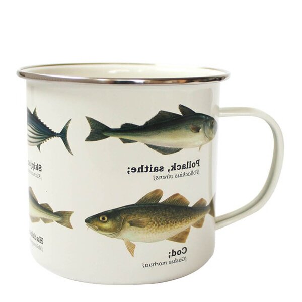 Emaljekopp 50 cl fisk