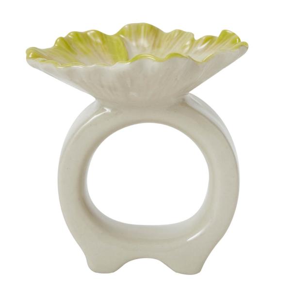 Flora serviettring 6 cm beige/gul