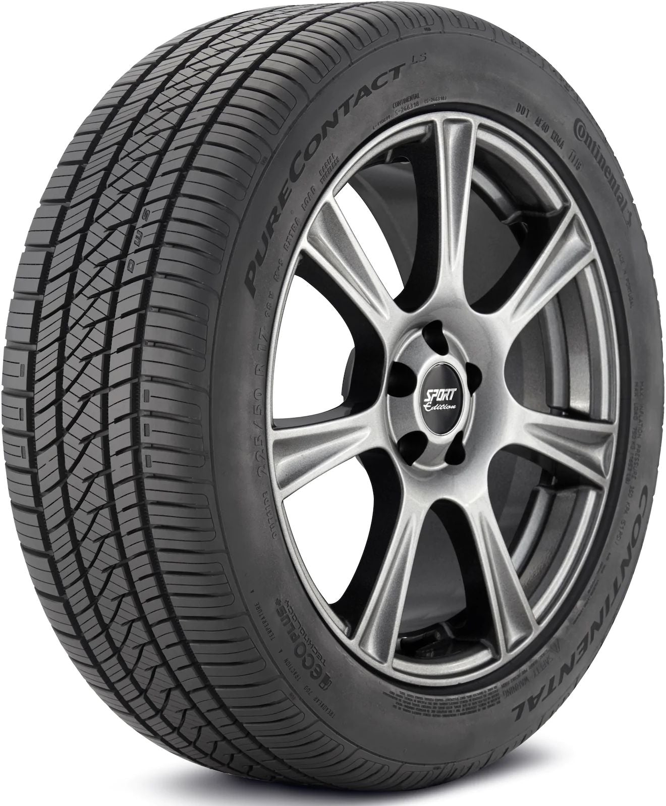 Continental Purecontact LS All-Season 245/45R18 100V XL Passenger Tire