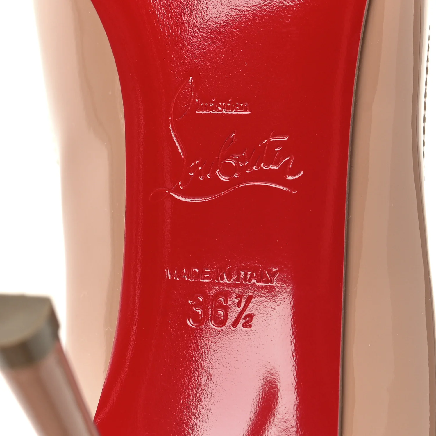 Patent Merci Allen 85 Pumps 36.5 Nude