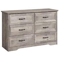 Dresser for Bedroom with 5 Drawers, Tall Wood Drawer Dresser Chest of Drawers for Closet, Living Room, Hallway, Nursery, Kids Bedroom, Grey(5 Drawers chest) - Image 4