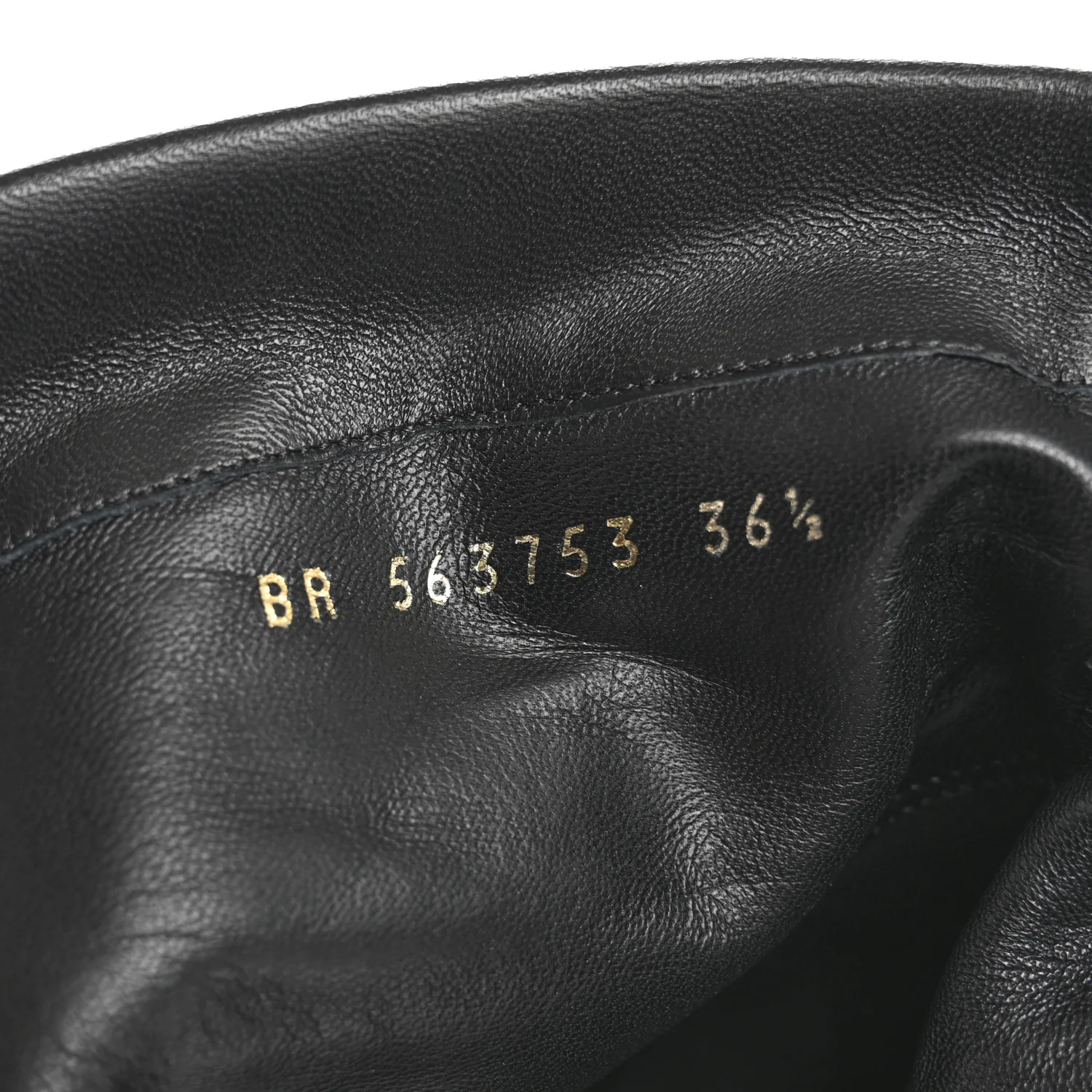 Calfskin Opyum Ankle Boots 36.5 Black