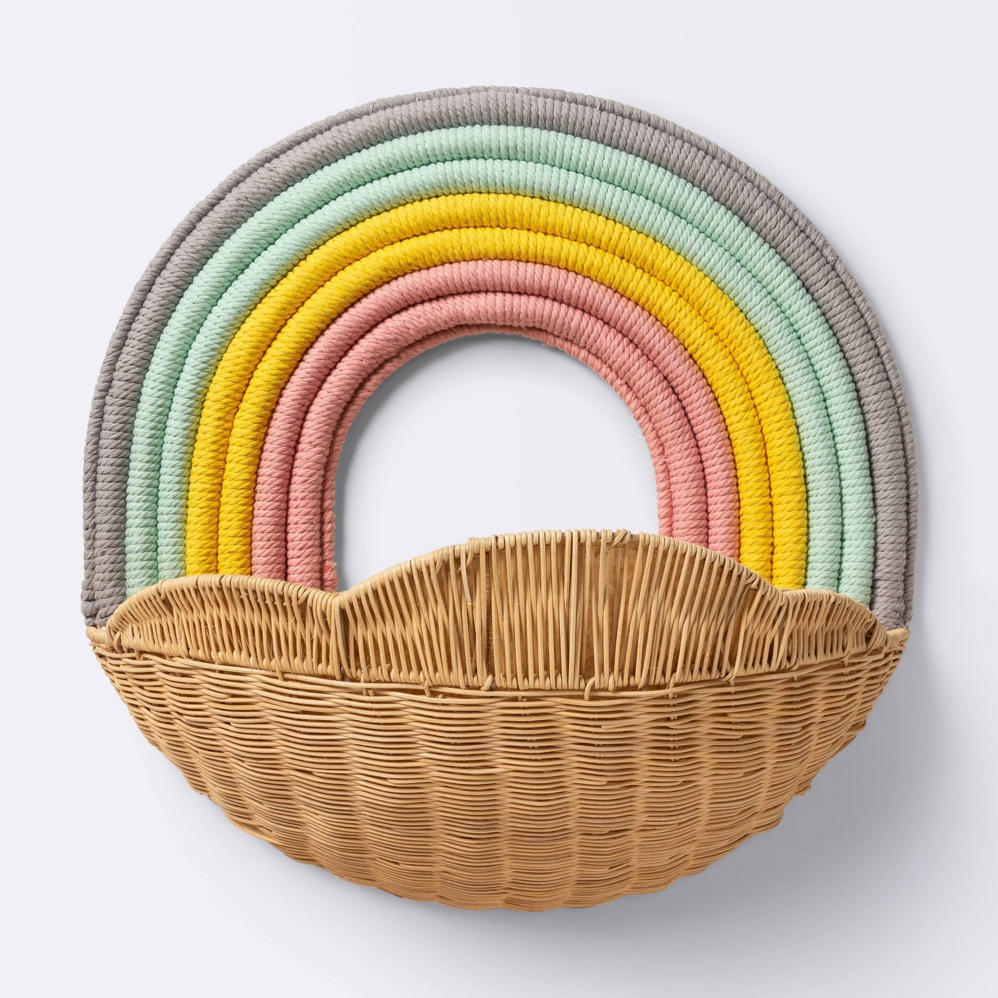 Hanging Wall Storage Rainbow Basket - Cloud Island